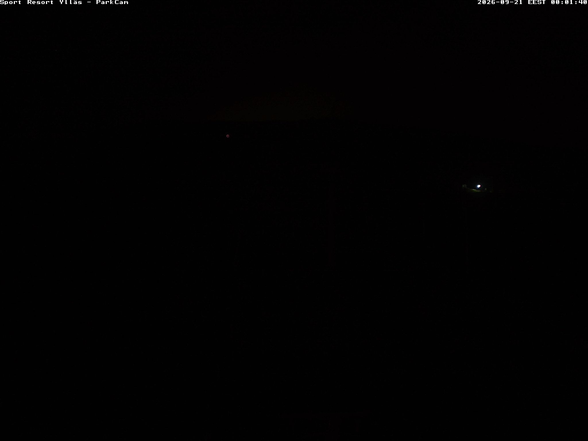 Ylläs Park Camera South snow cam captured at 20 September 2026 at 11:49 pm GMT+3