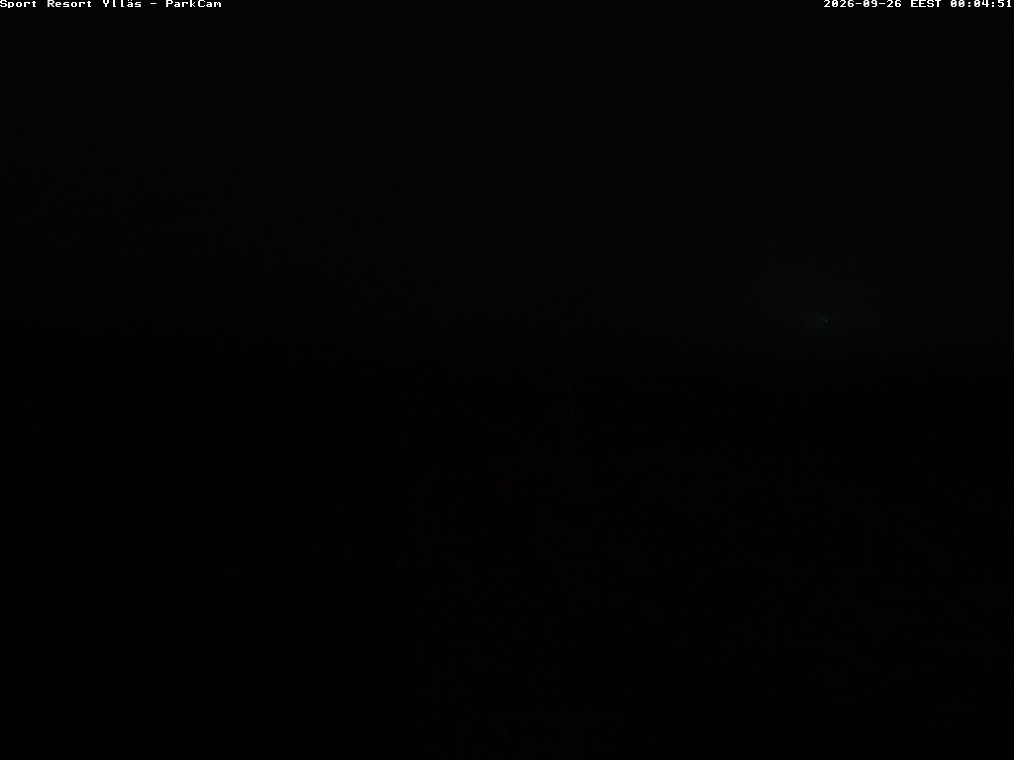 Ylläs Park Camera South snow cam captured at 25 September 2026 at 11:53 pm GMT+3
