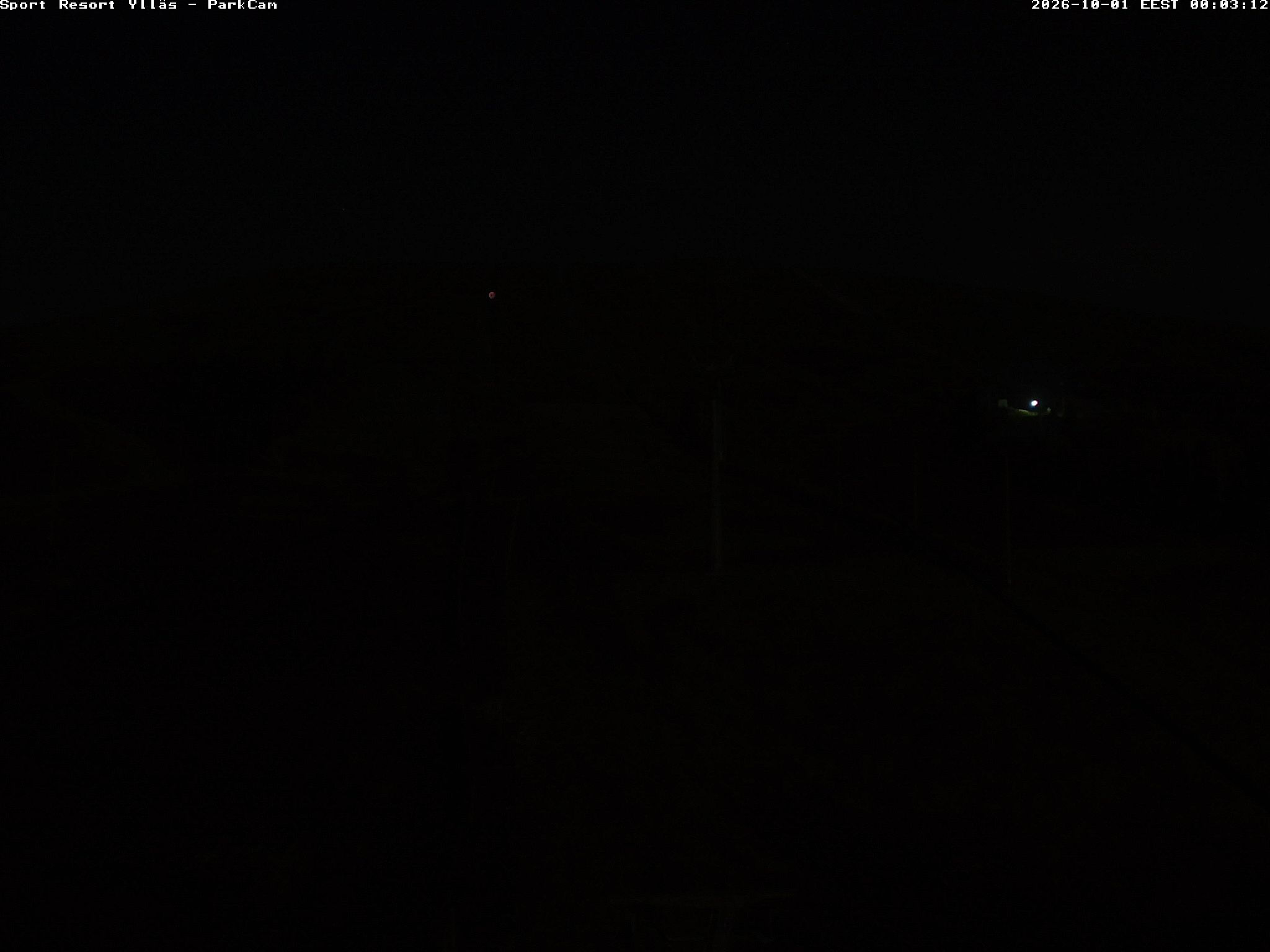 Ylläs Park Camera South snow cam captured at 30 September 2026 at 11:51 pm GMT+3