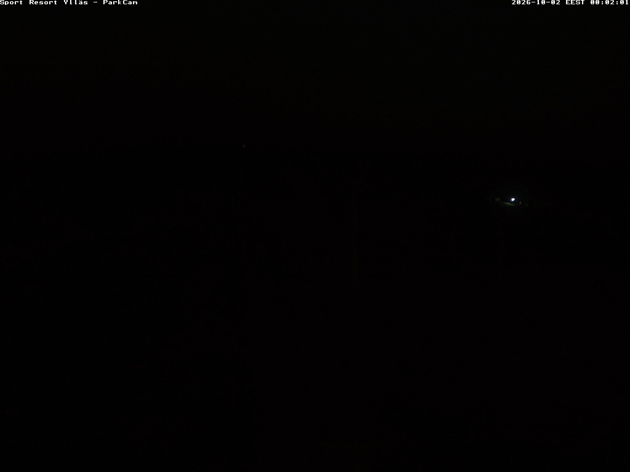 Ylläs Park Camera South snow cam captured at 1 October 2026 at 11:50 pm GMT+3