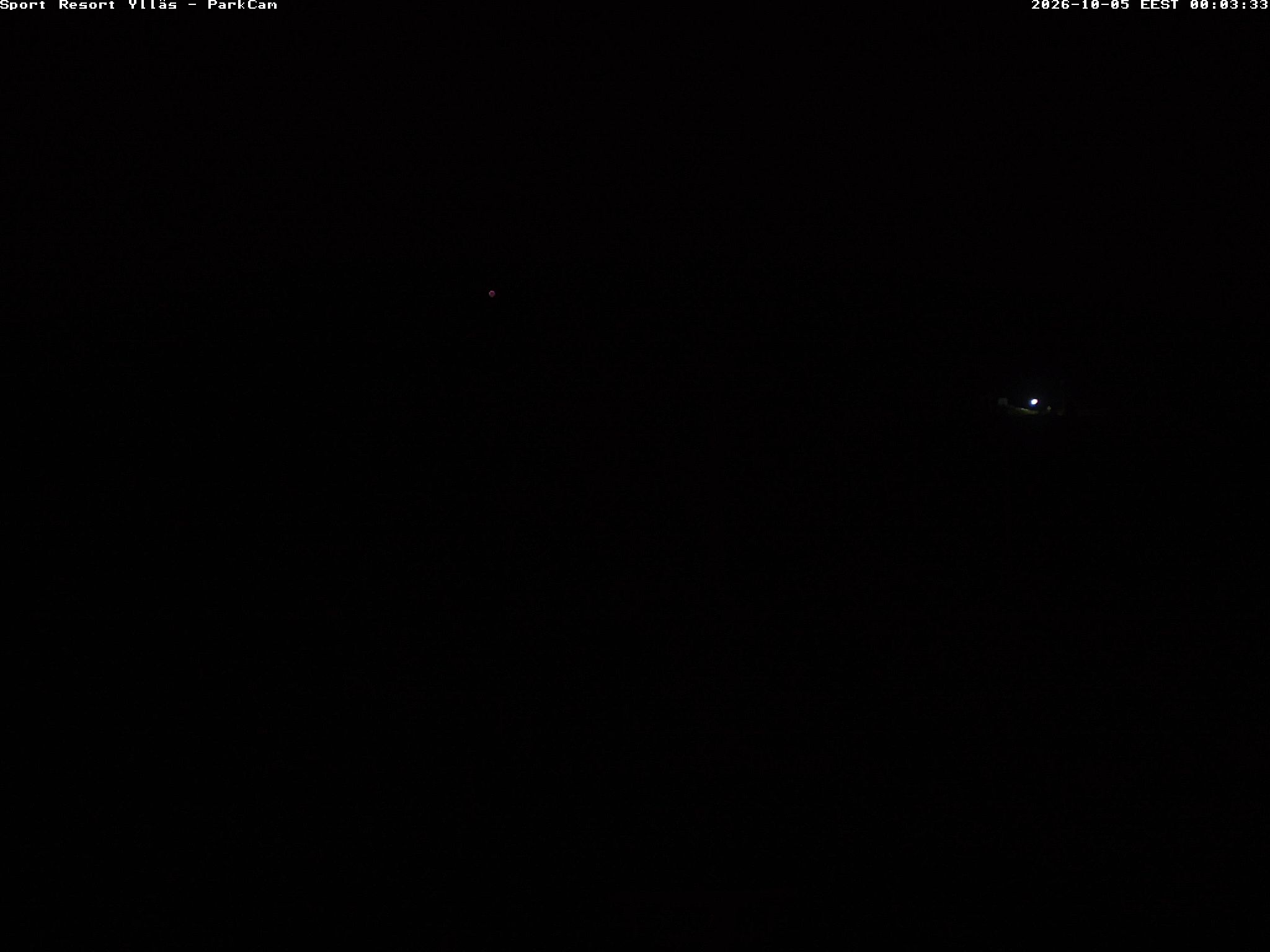 Ylläs Park Camera South snow cam captured at 4 October 2026 at 11:51 pm GMT+3