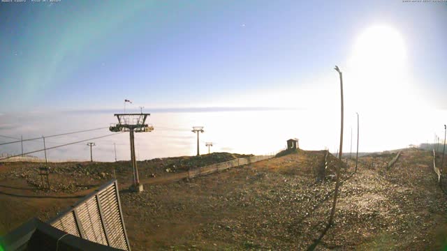 Ylläs Summit Live snow cam captured at 24 September 2026 at 11:30 pm GMT+3