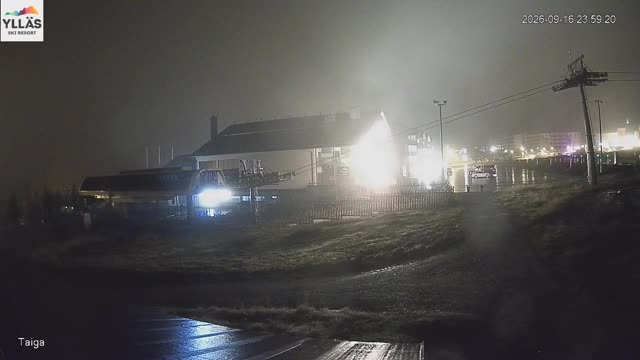 Ylläs Gondola Lower Station Live snow cam captured at 16 September 2026 at 11:59 pm GMT+3