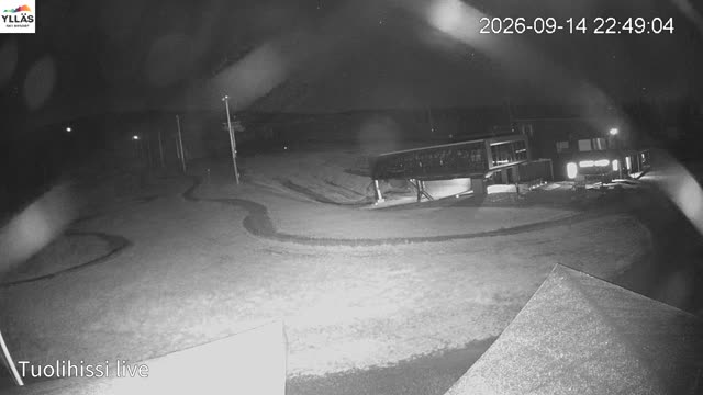 Ylläs Ylläs Express Live snow cam captured at 14 September 2026 at 11:49 pm GMT+3