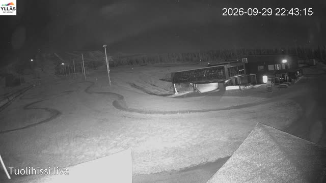 Ylläs Ylläs Express Live snow cam captured at 29 September 2026 at 11:43 pm GMT+3