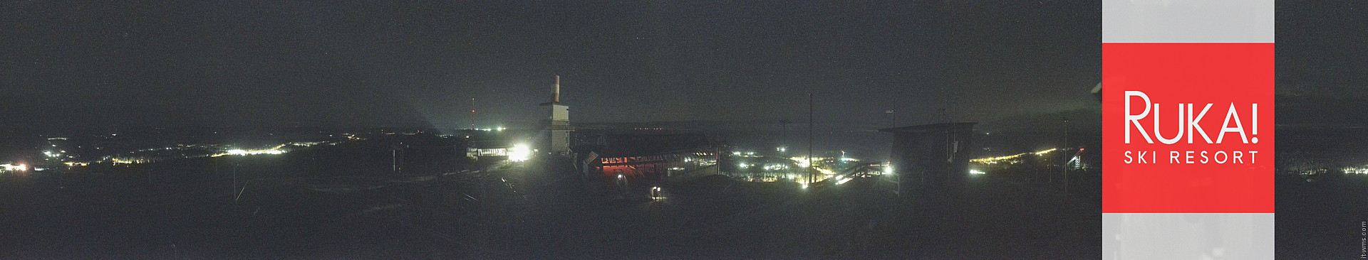 Ruka Ruka Summit 360 snow cam captured at 21 September 2026 at 11:33 pm GMT+3