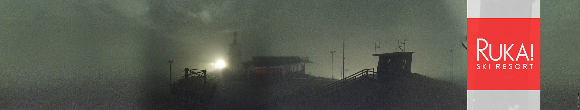 Ruka Ruka Summit 360 snow cam captured at 24 September 2026 at 11:37 pm GMT+3