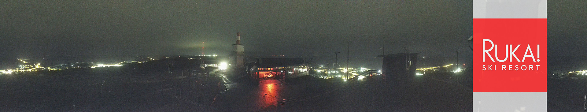 Ruka Ruka Summit 360 snow cam captured at 6 October 2026 at 5:32 am GMT+3