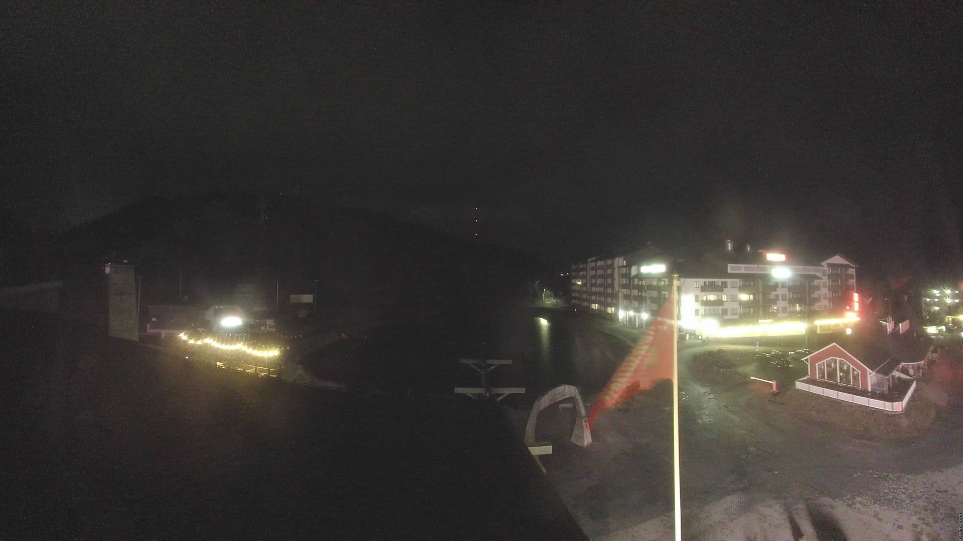 Ruka Ruka Village Front Slopes snow cam captured at 2 October 2026 at 11:08 pm GMT+3