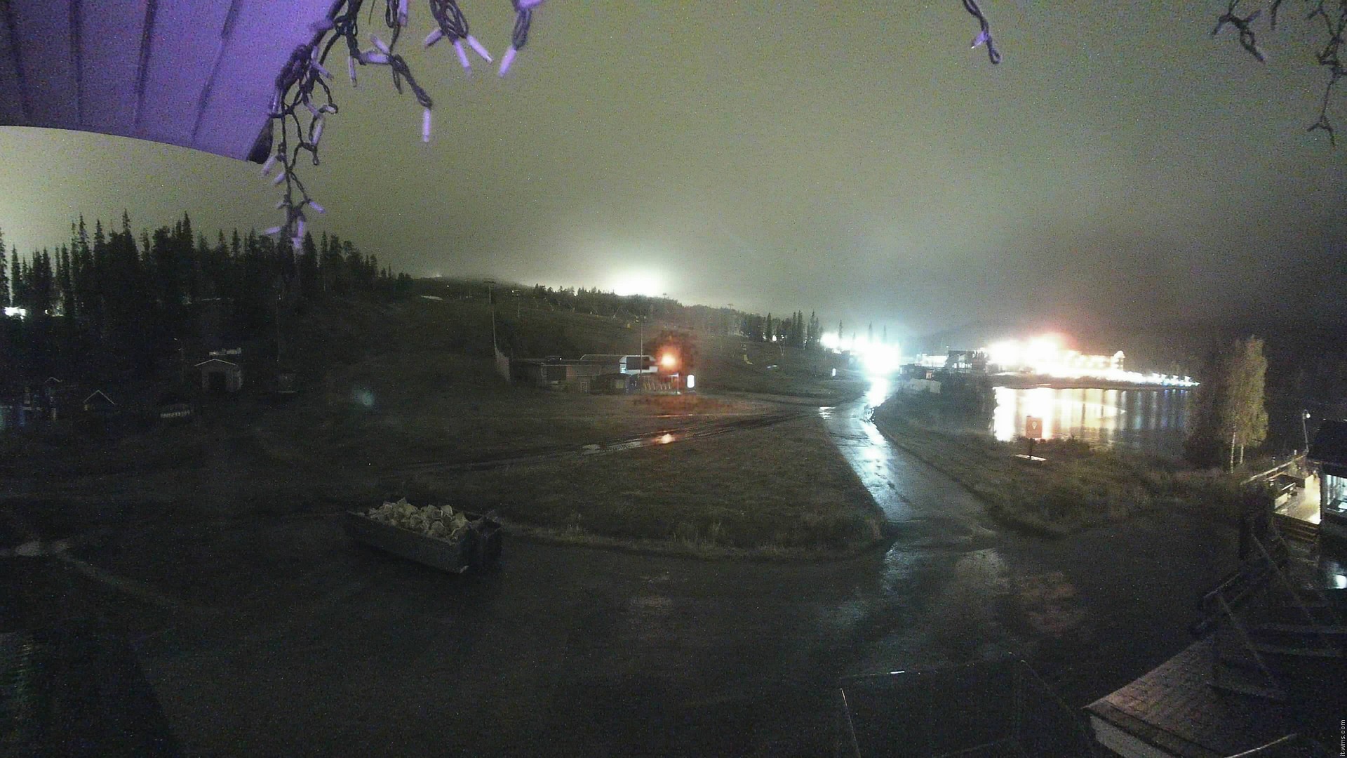 Ruka Vuosseli snow cam captured at 16 September 2026 at 11:01 pm GMT+3