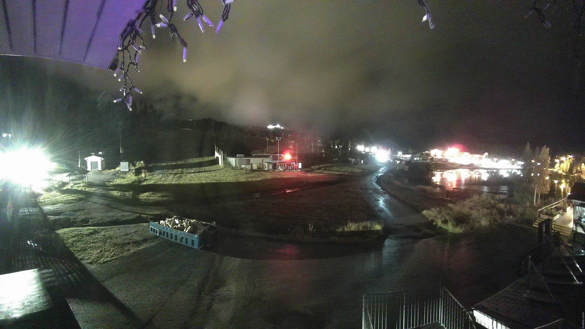 Ruka Vuosseli snow cam captured at 19 September 2026 at 11:10 pm GMT+3