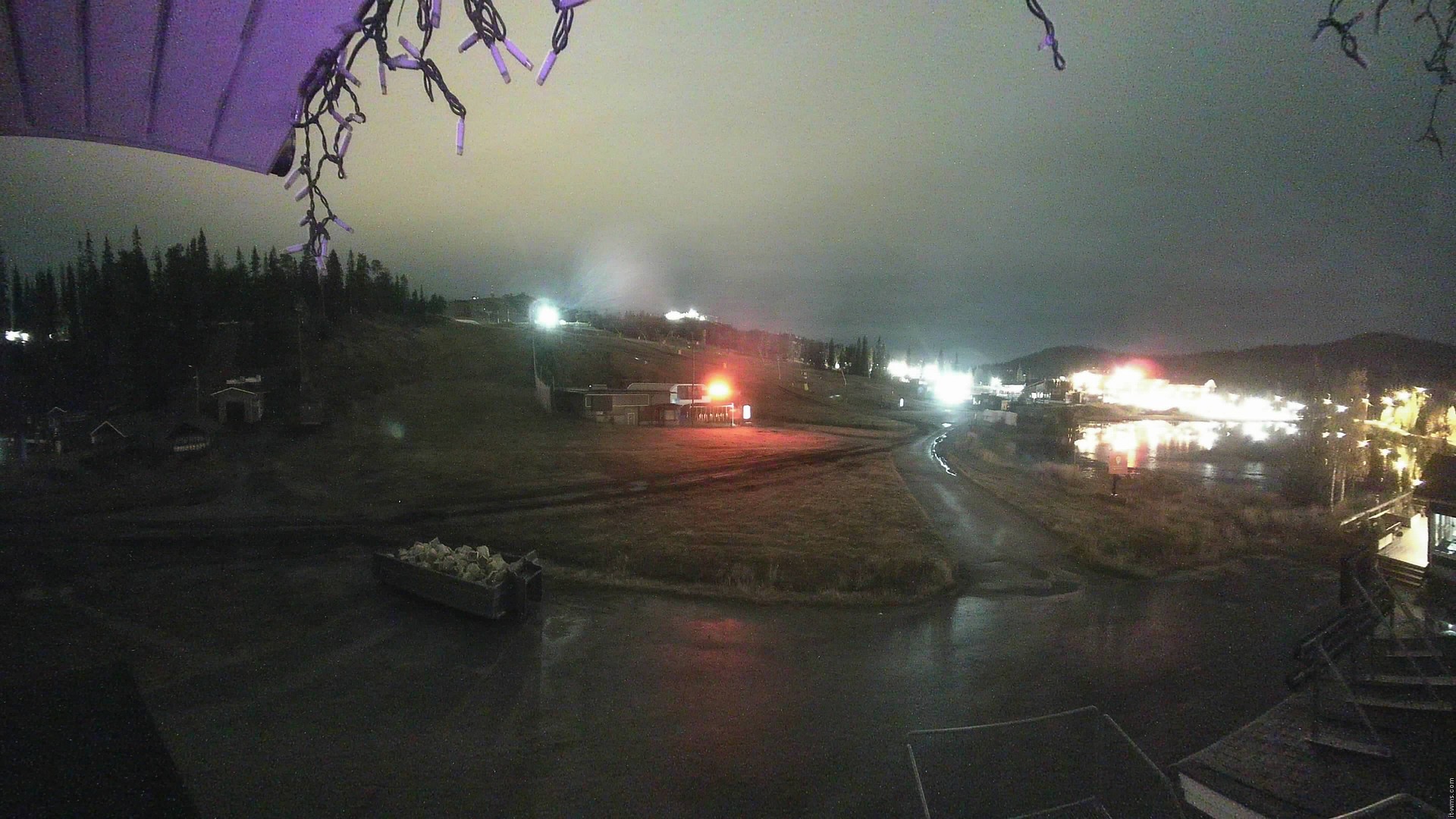 Ruka Vuosseli snow cam captured at 25 September 2026 at 11:06 pm GMT+3