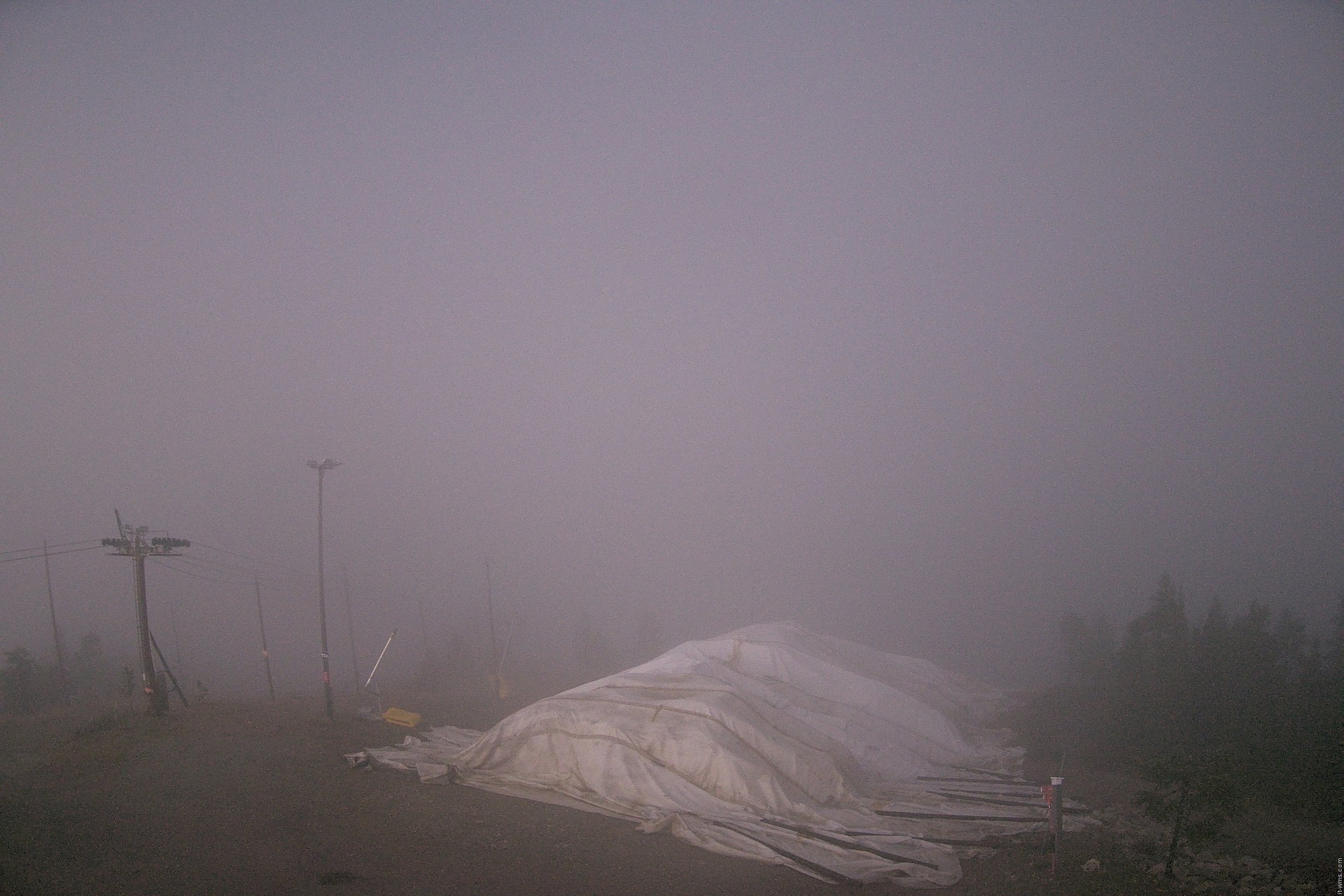 Ruka Pessari Summit snow cam captured at 24 September 2026 at 11:59 pm GMT+3