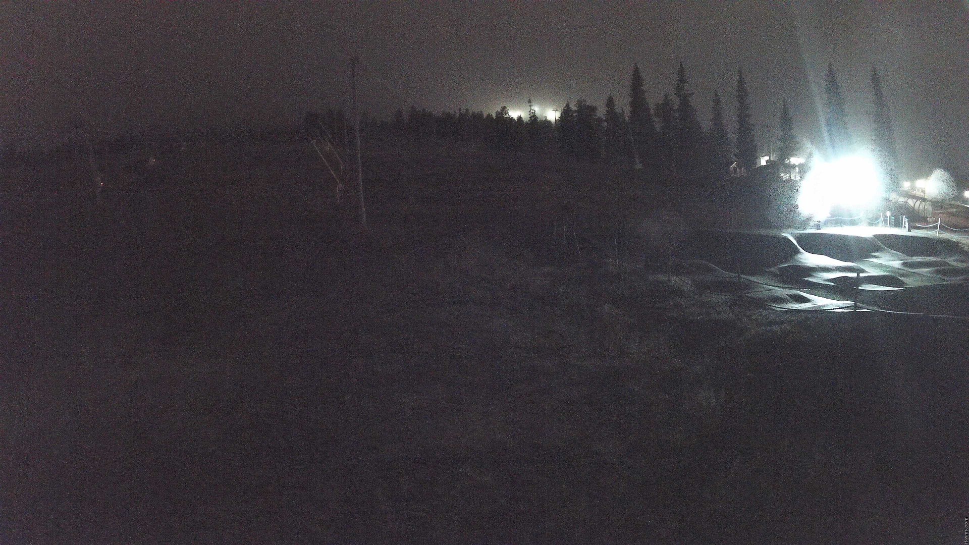 Ruka Ruka Park Junior snow cam captured at 1 October 2026 at 11:14 pm GMT+3