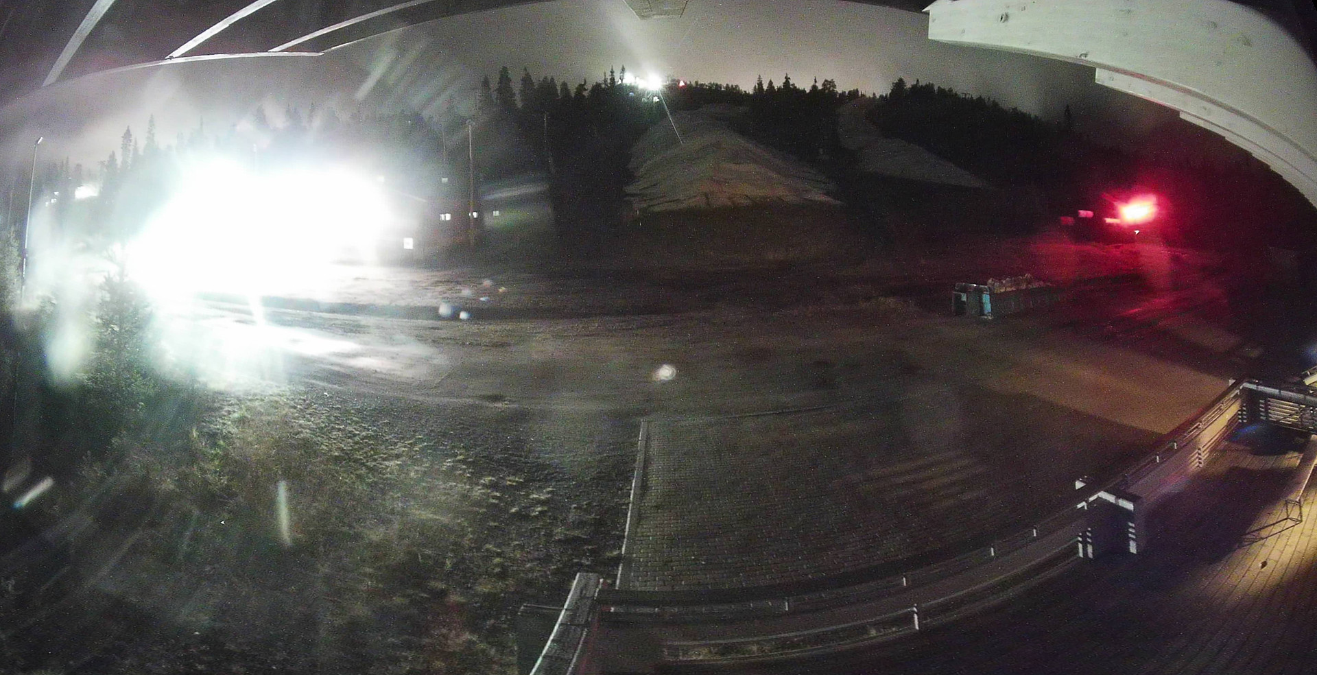 Ruka Saarua Taukotupa snow cam captured at 13 September 2026 at 11:01 pm GMT+3