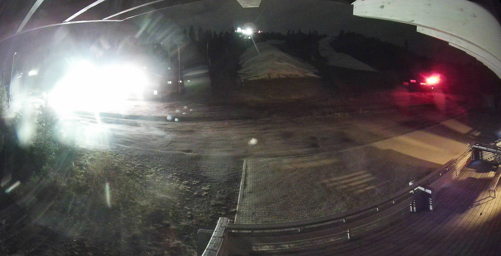 Ruka Saarua Taukotupa snow cam captured at 14 September 2026 at 11:09 pm GMT+3
