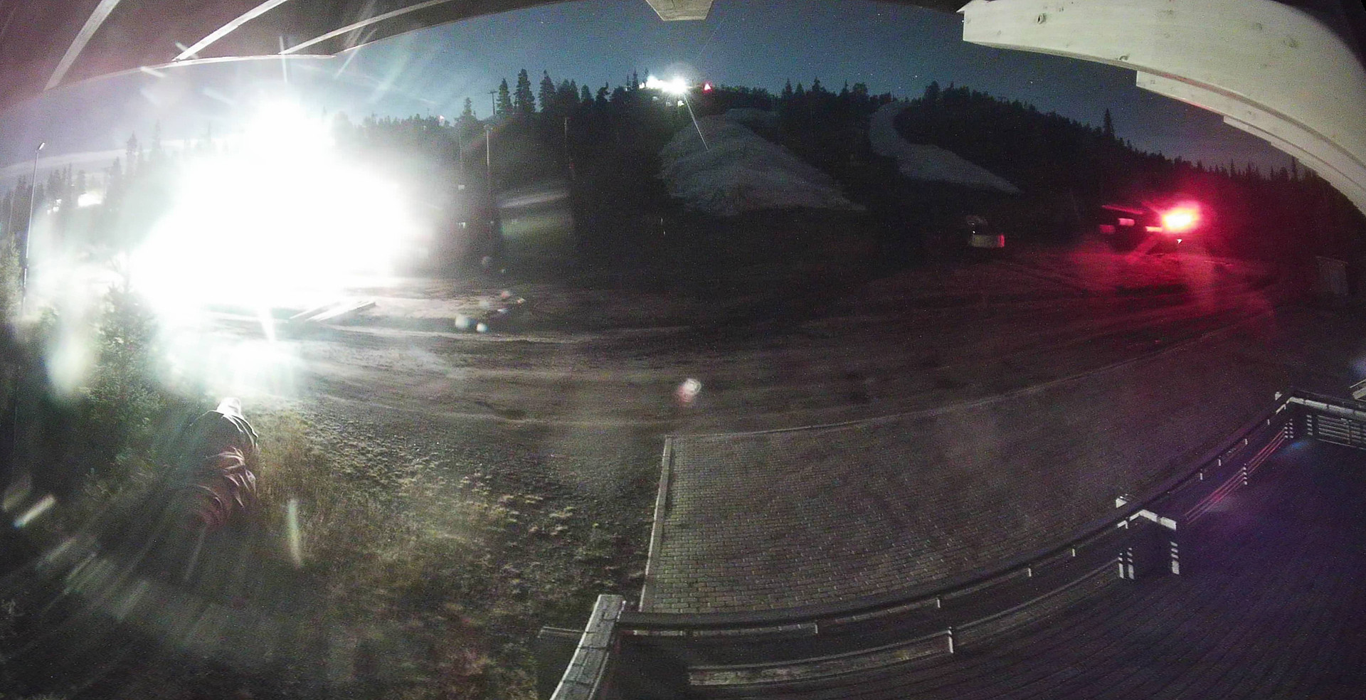 Ruka Saarua Taukotupa snow cam captured at 23 September 2026 at 11:01 pm GMT+3