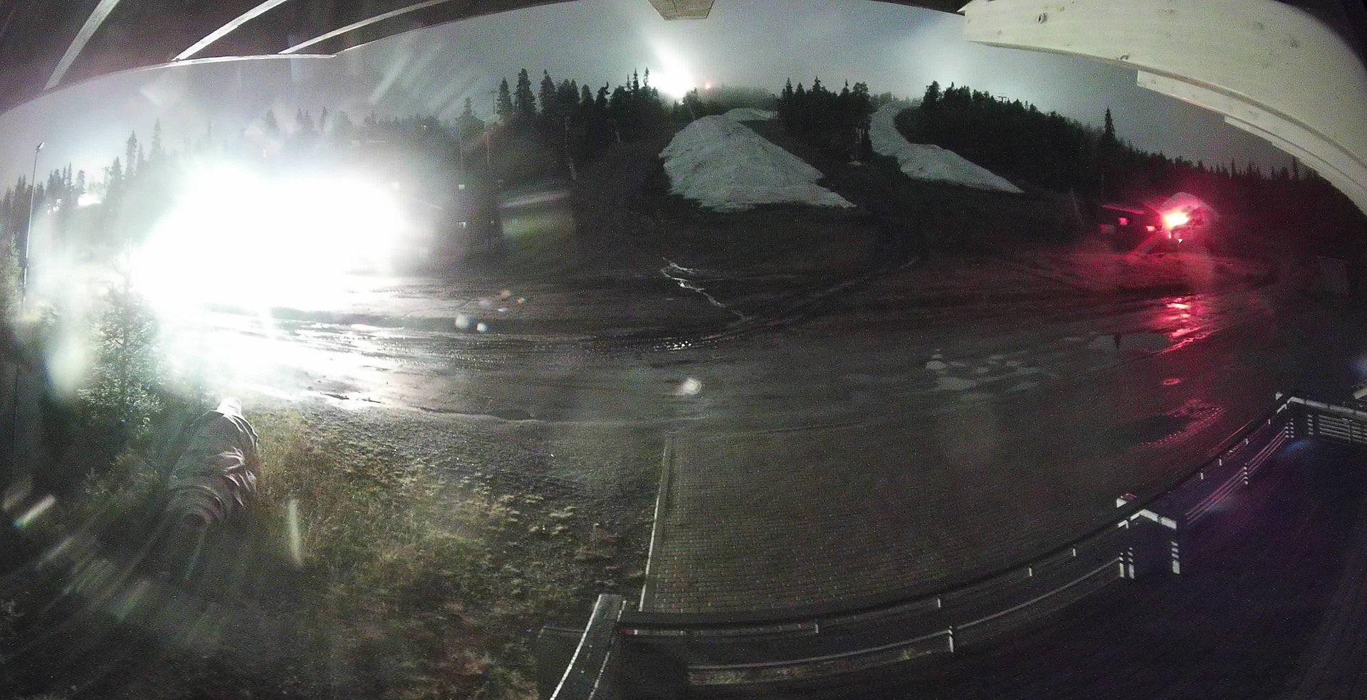 Ruka Saarua Taukotupa snow cam captured at 24 September 2026 at 11:04 pm GMT+3