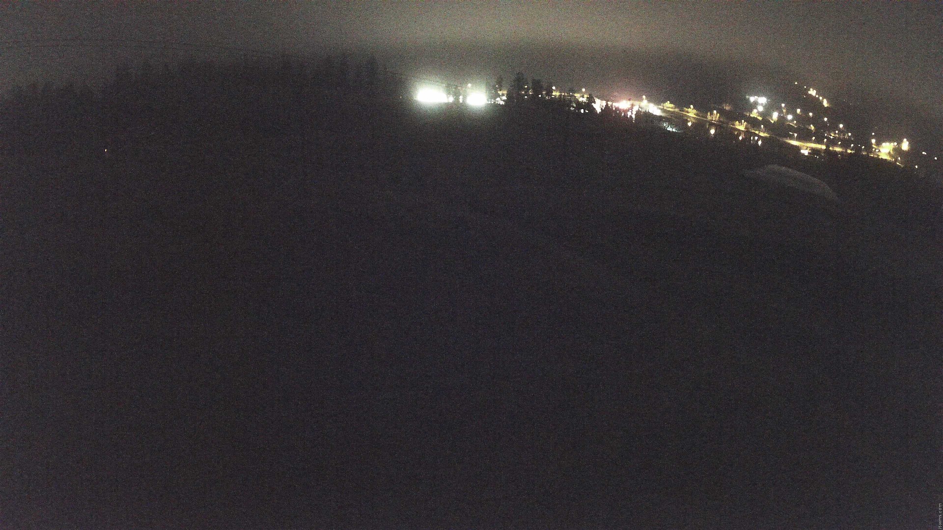Ruka Vuosseli Slopes snow cam captured at 1 October 2026 at 11:14 pm GMT+3