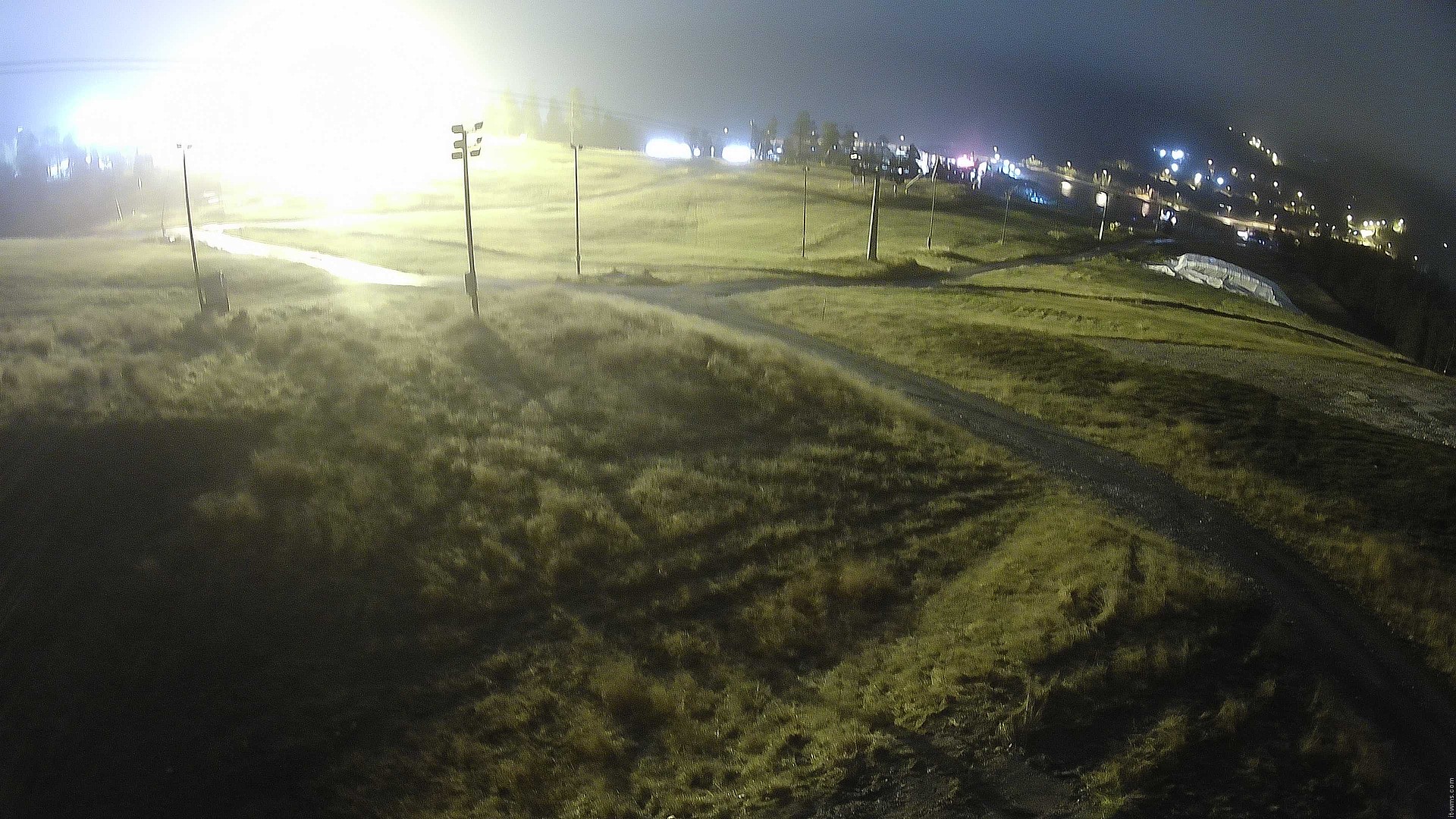 Ruka Vuosseli Slopes snow cam captured at 5 October 2026 at 11:02 pm GMT+3