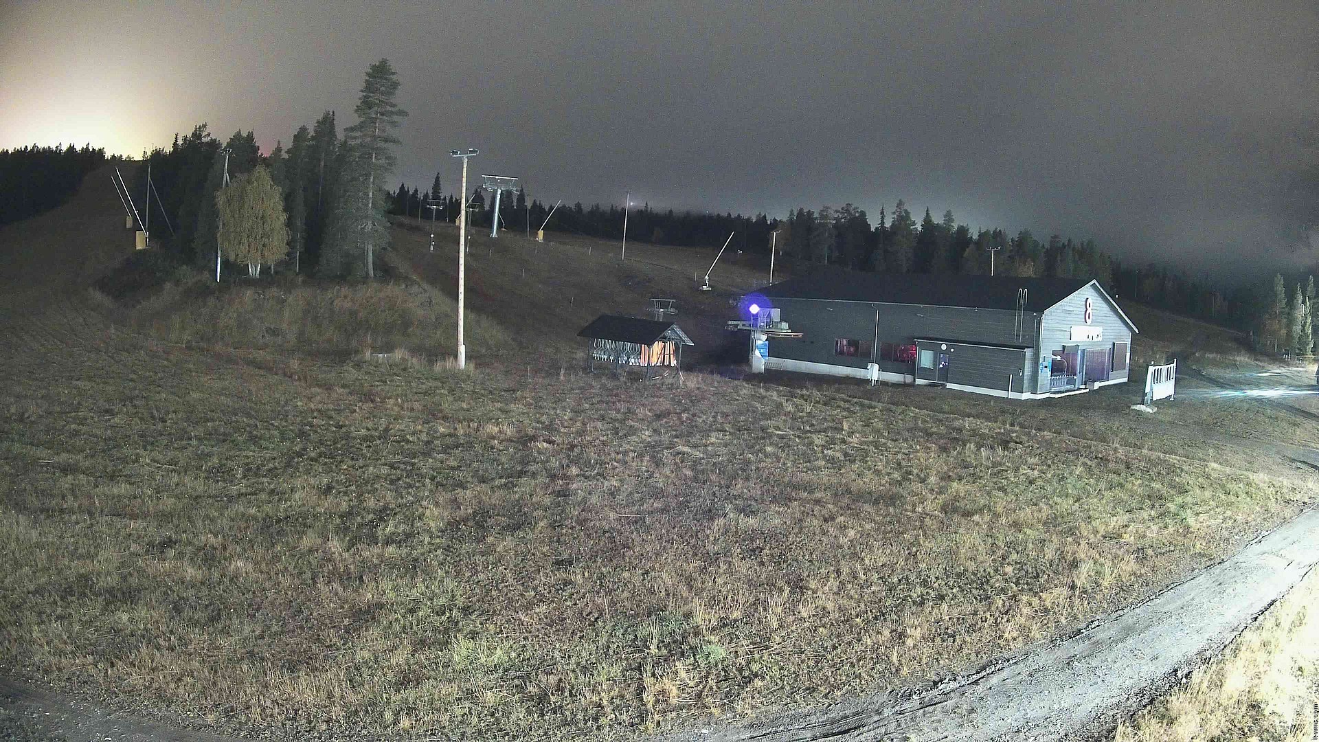 Ruka Masto Slopes snow cam captured at 13 September 2026 at 11:01 pm GMT+3