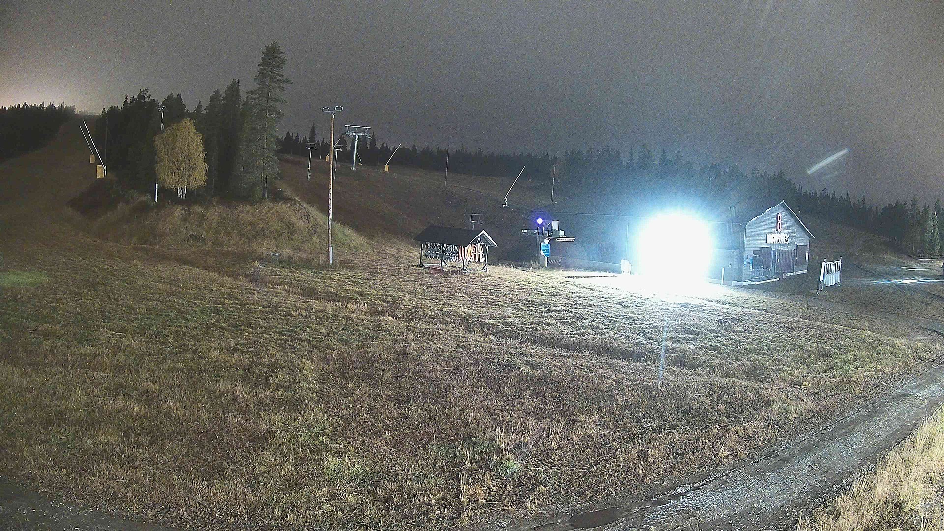 Ruka Masto Slopes snow cam captured at 16 September 2026 at 11:01 pm GMT+3