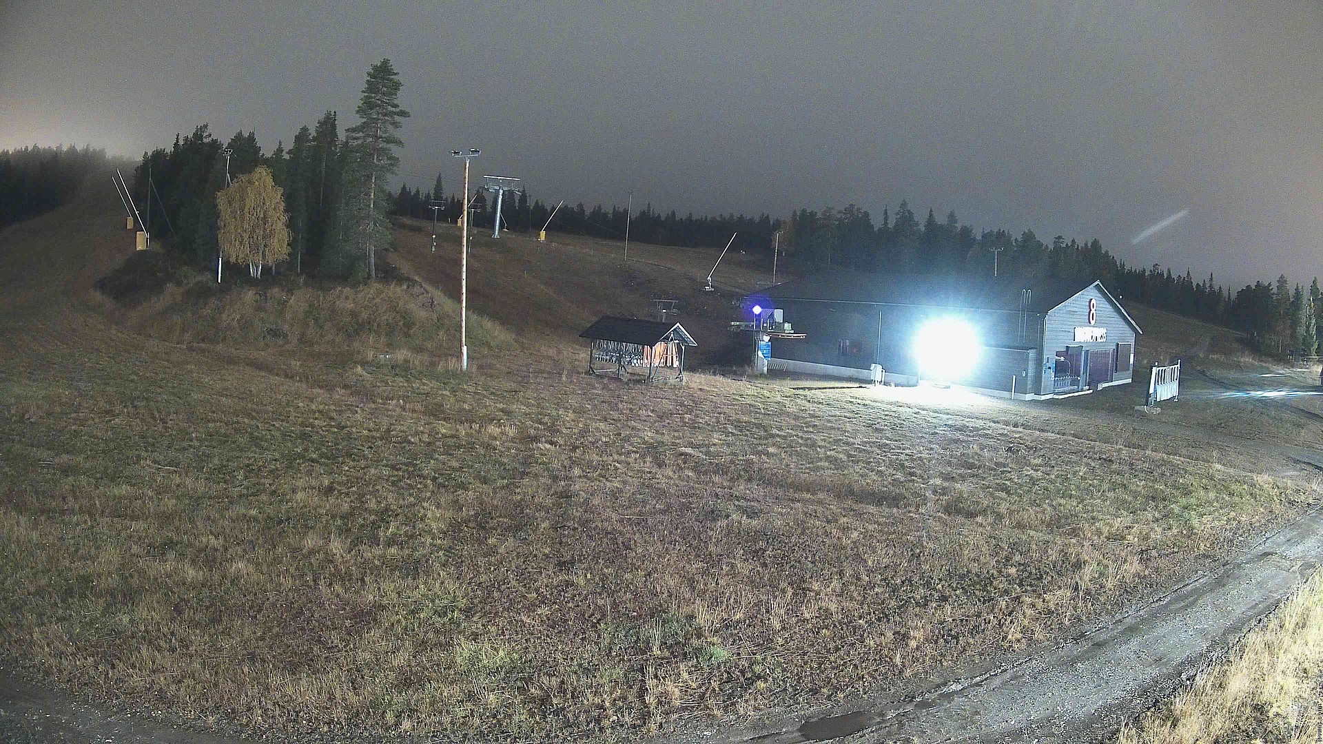 Ruka Masto Slopes snow cam captured at 17 September 2026 at 11:03 pm GMT+3