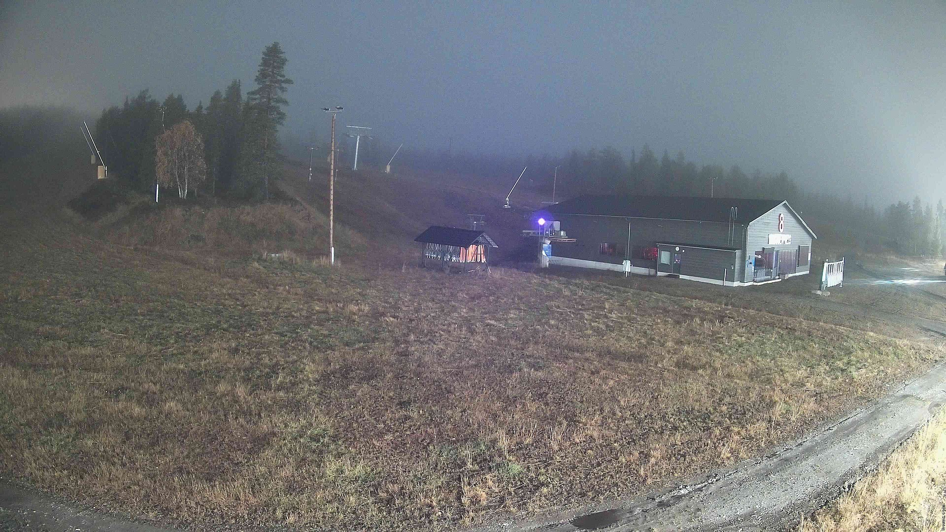 Ruka Masto Slopes snow cam captured at 24 September 2026 at 11:04 pm GMT+3