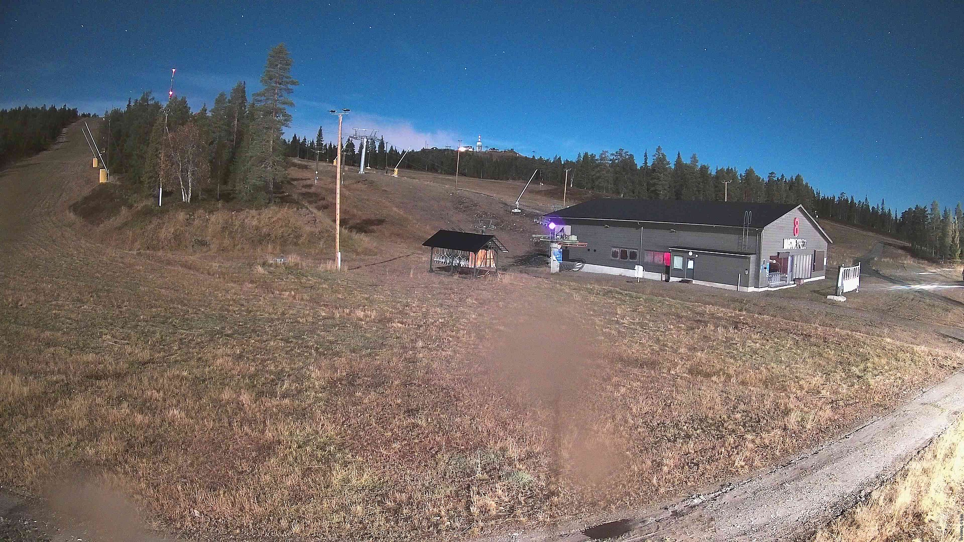 Ruka Masto Slopes snow cam captured at 27 September 2026 at 11:04 pm GMT+3