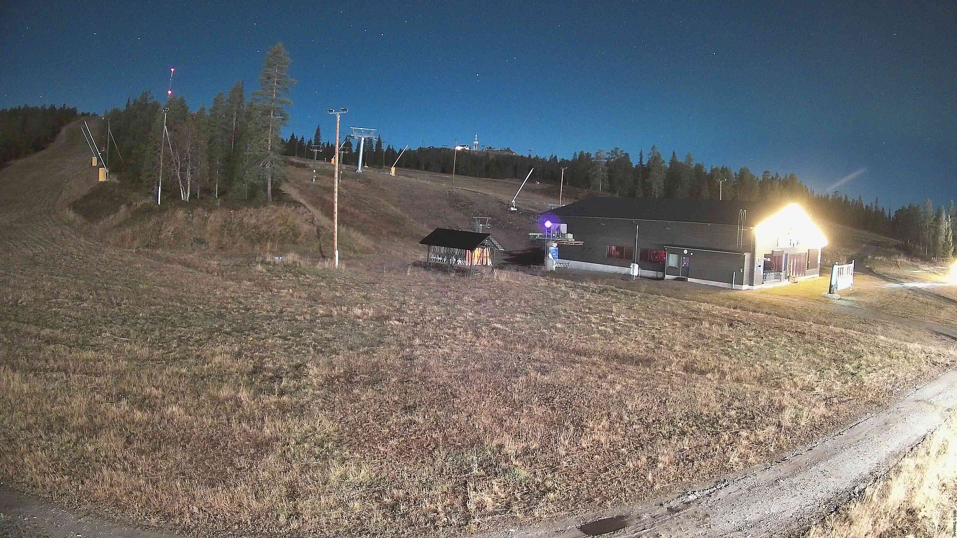 Ruka Masto Slopes snow cam captured at 29 September 2026 at 11:03 pm GMT+3