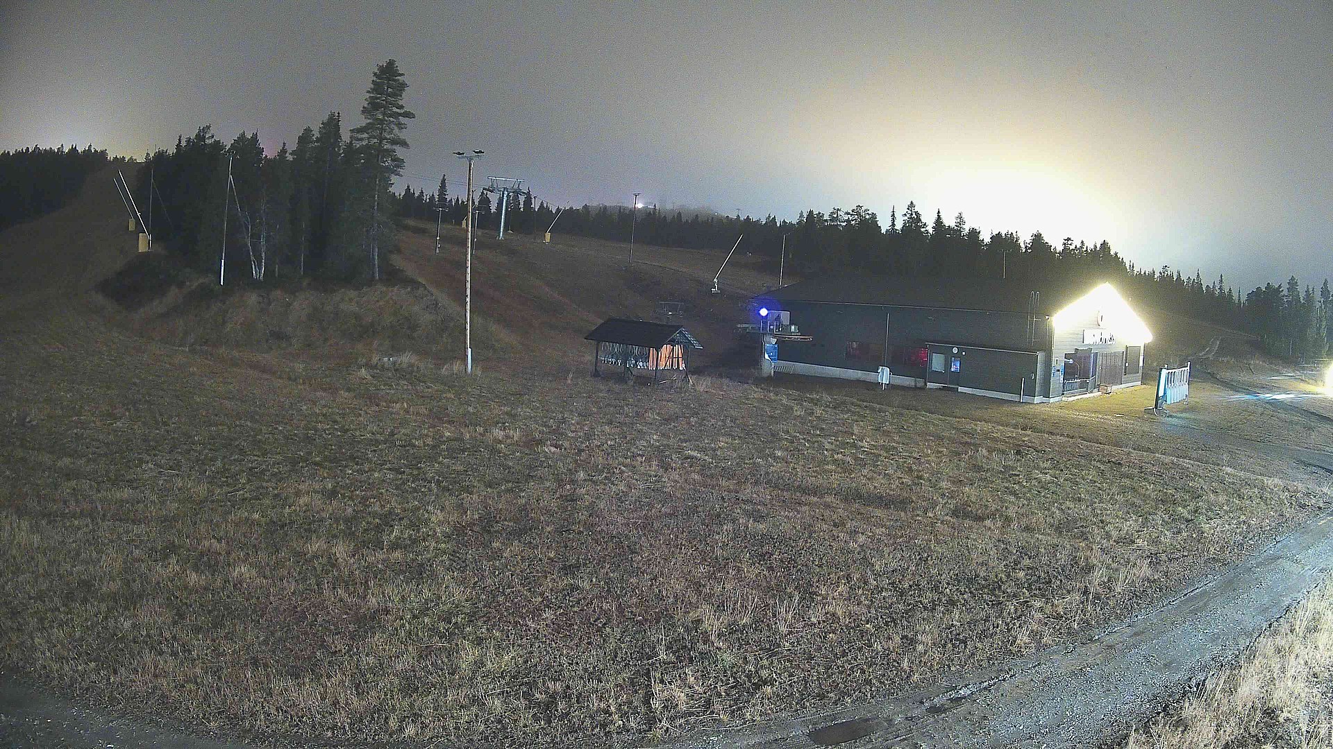 Ruka Masto Slopes snow cam captured at 5 October 2026 at 11:10 pm GMT+3