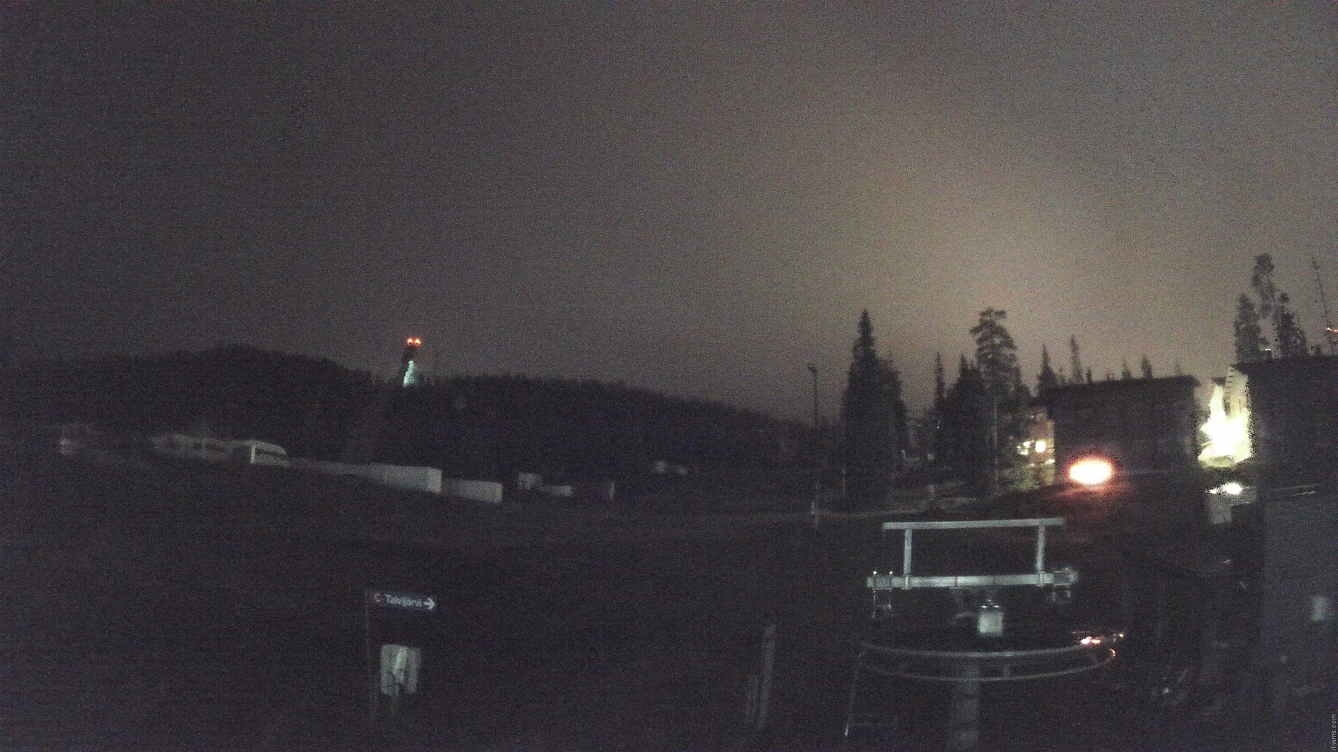 Ruka Talvijärvi snow cam captured at 16 September 2026 at 11:01 pm GMT+3