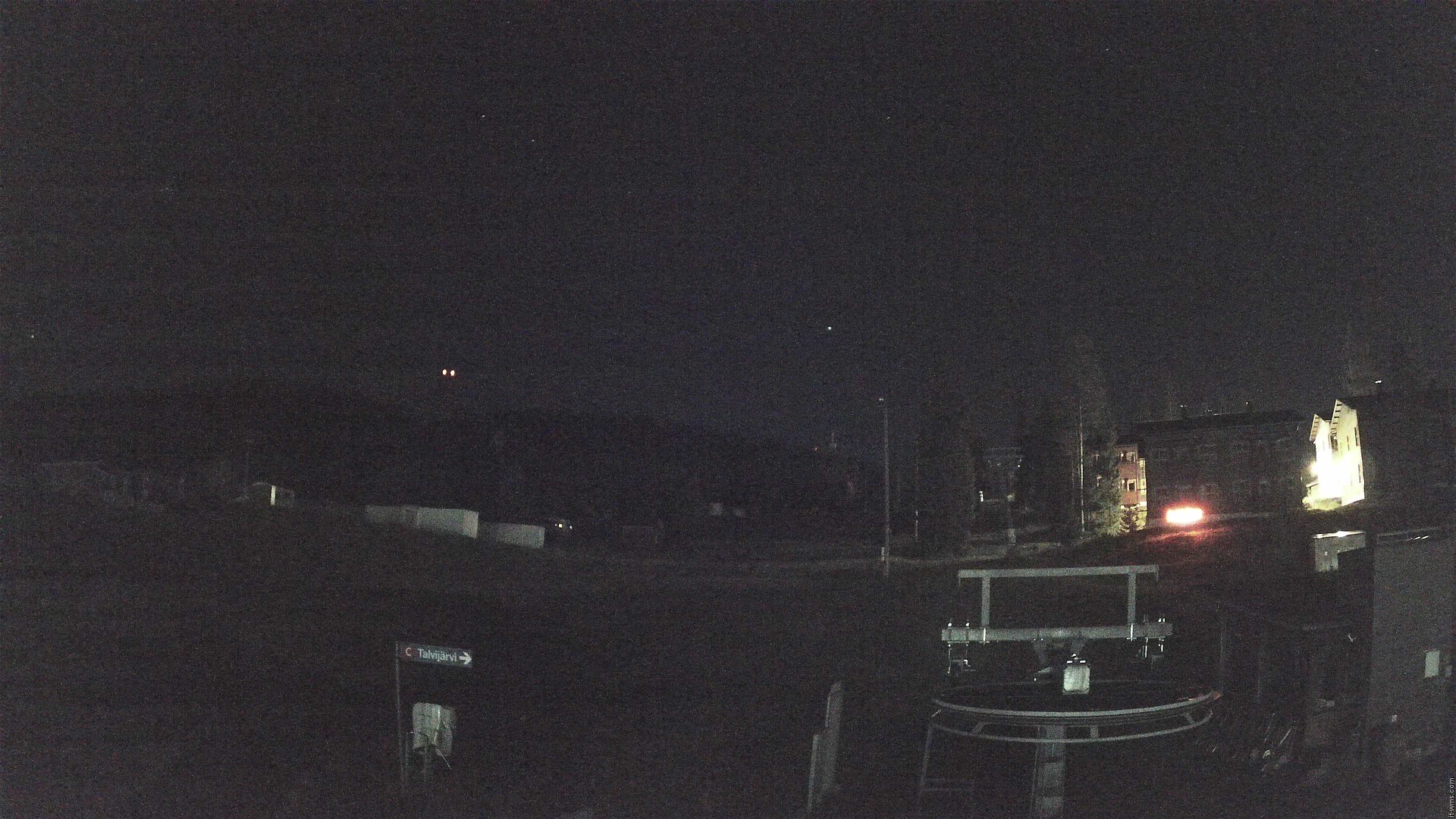 Ruka Talvijärvi snow cam captured at 22 September 2026 at 11:11 pm GMT+3