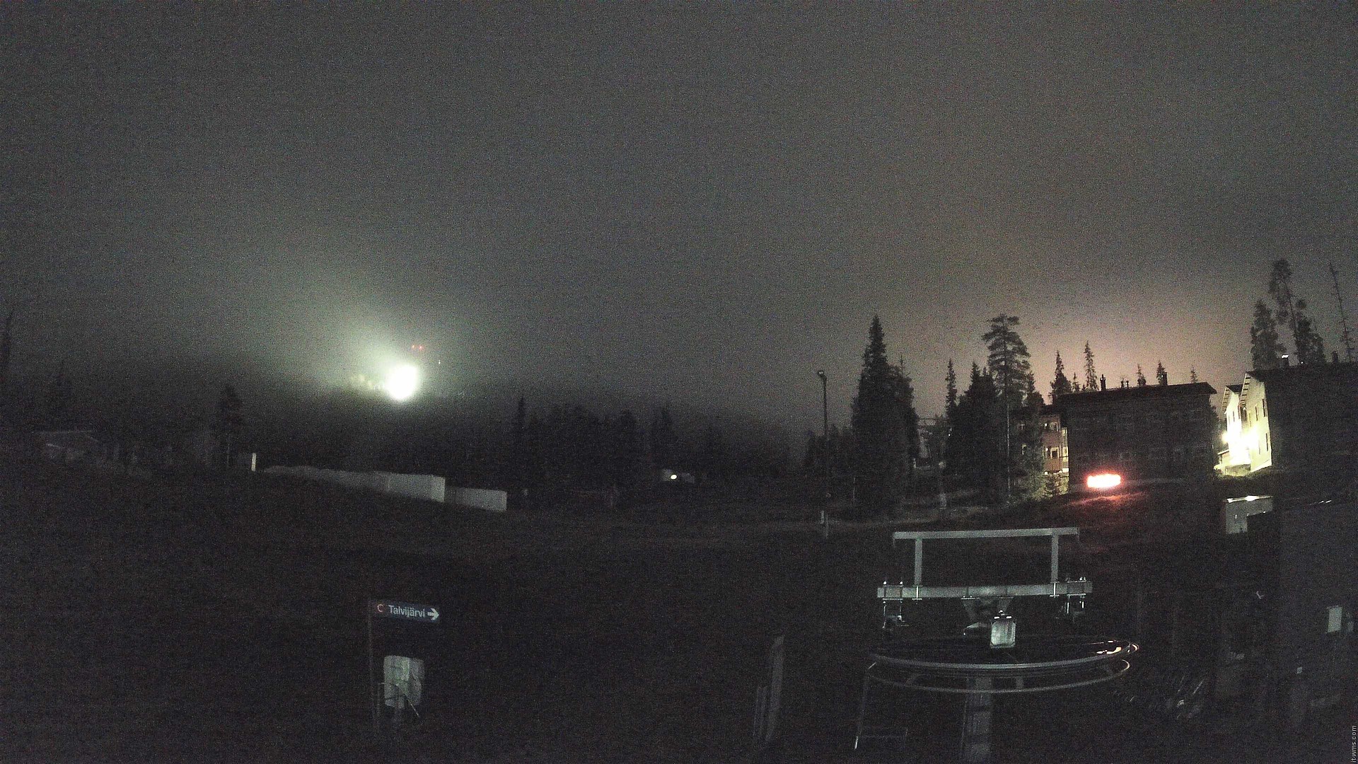 Ruka Talvijärvi snow cam captured at 24 September 2026 at 11:04 pm GMT+3