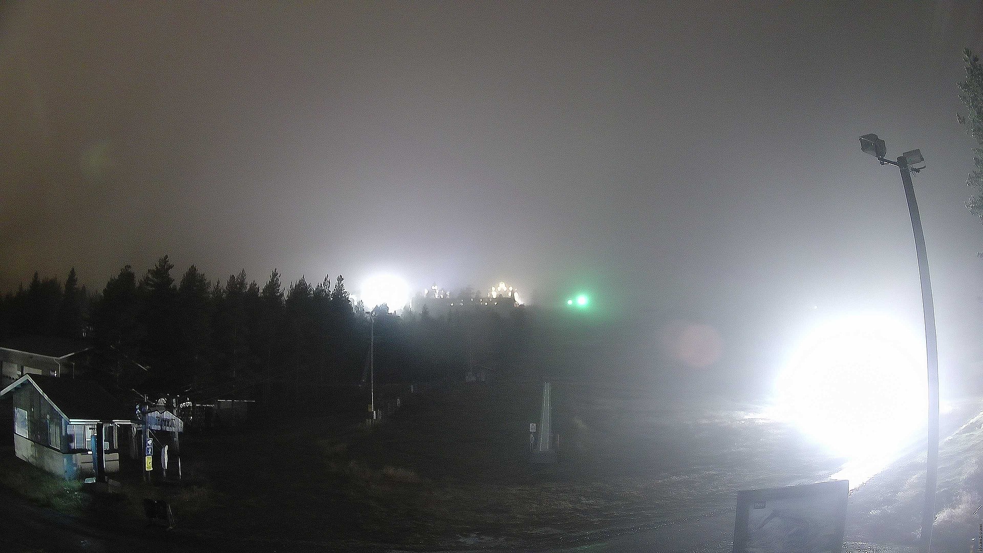 Pyhä Polar & Palander Slopes snow cam captured at 3 October 2026 at 11:03 pm GMT+3