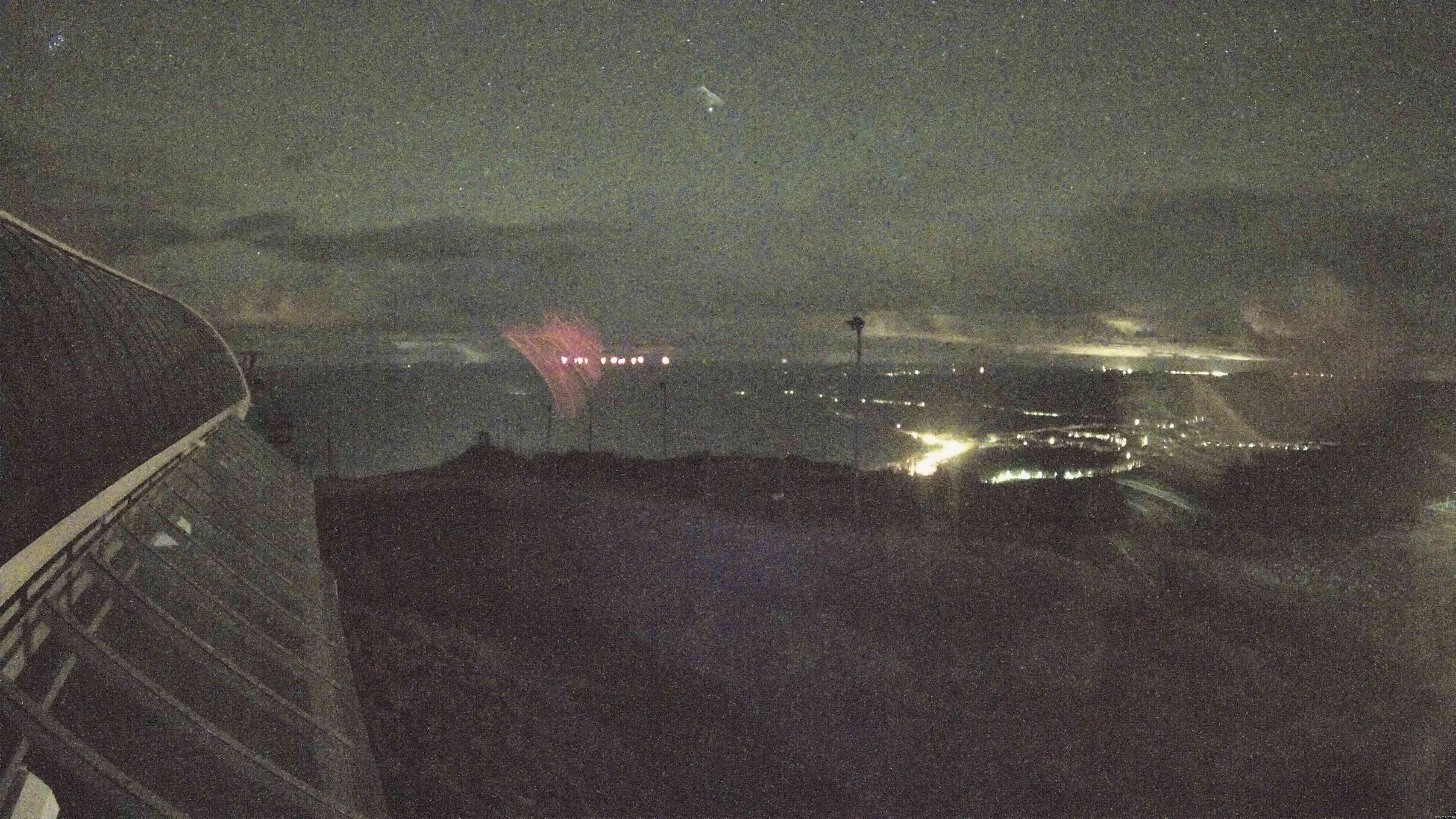 Pyhä PyhäExpress Summit snow cam captured at 18 September 2026 at 11:04 pm GMT+3