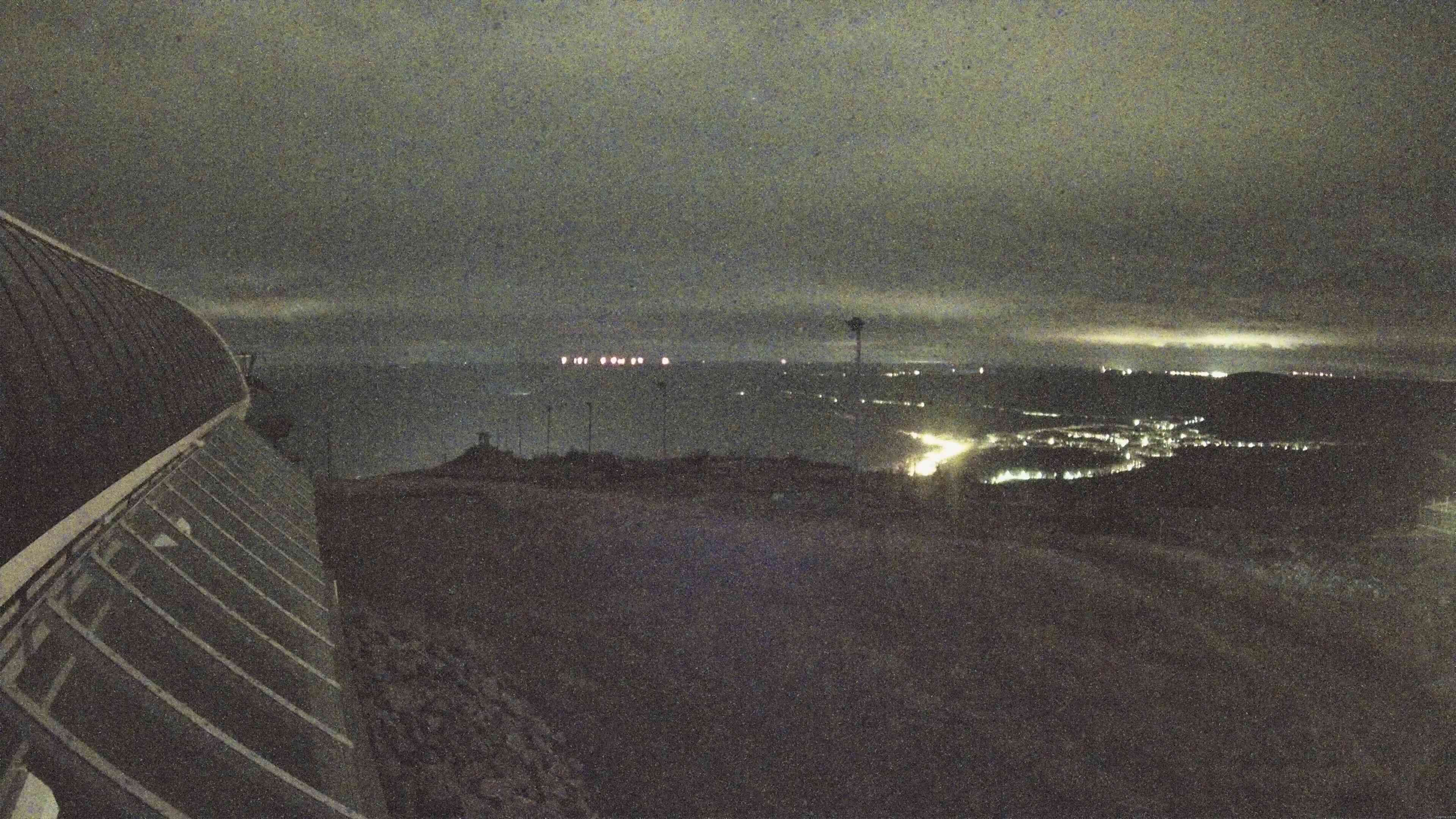 Pyhä PyhäExpress Summit snow cam captured at 21 September 2026 at 11:11 pm GMT+3