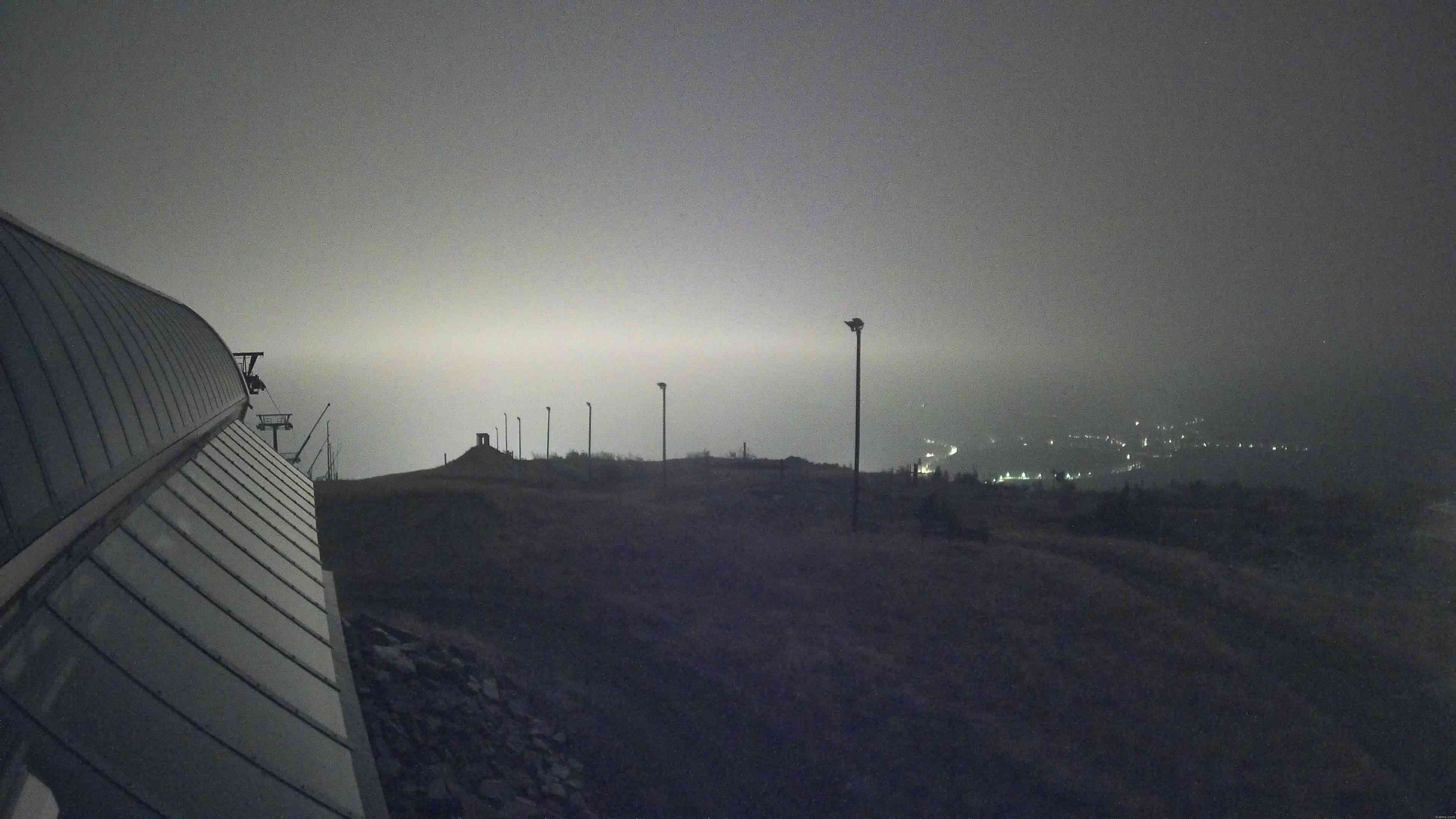Pyhä PyhäExpress Summit snow cam captured at 2 October 2026 at 11:08 pm GMT+3