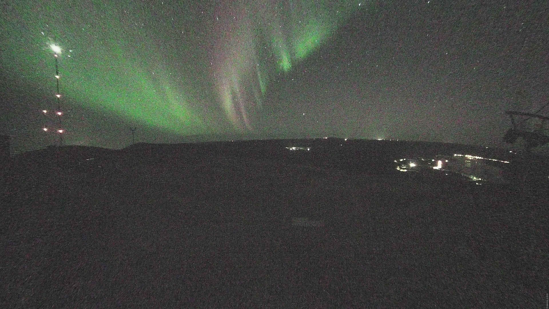 Pyhä PohjoisExpress Summit snow cam captured at 14 September 2026 at 11:52 pm GMT+3