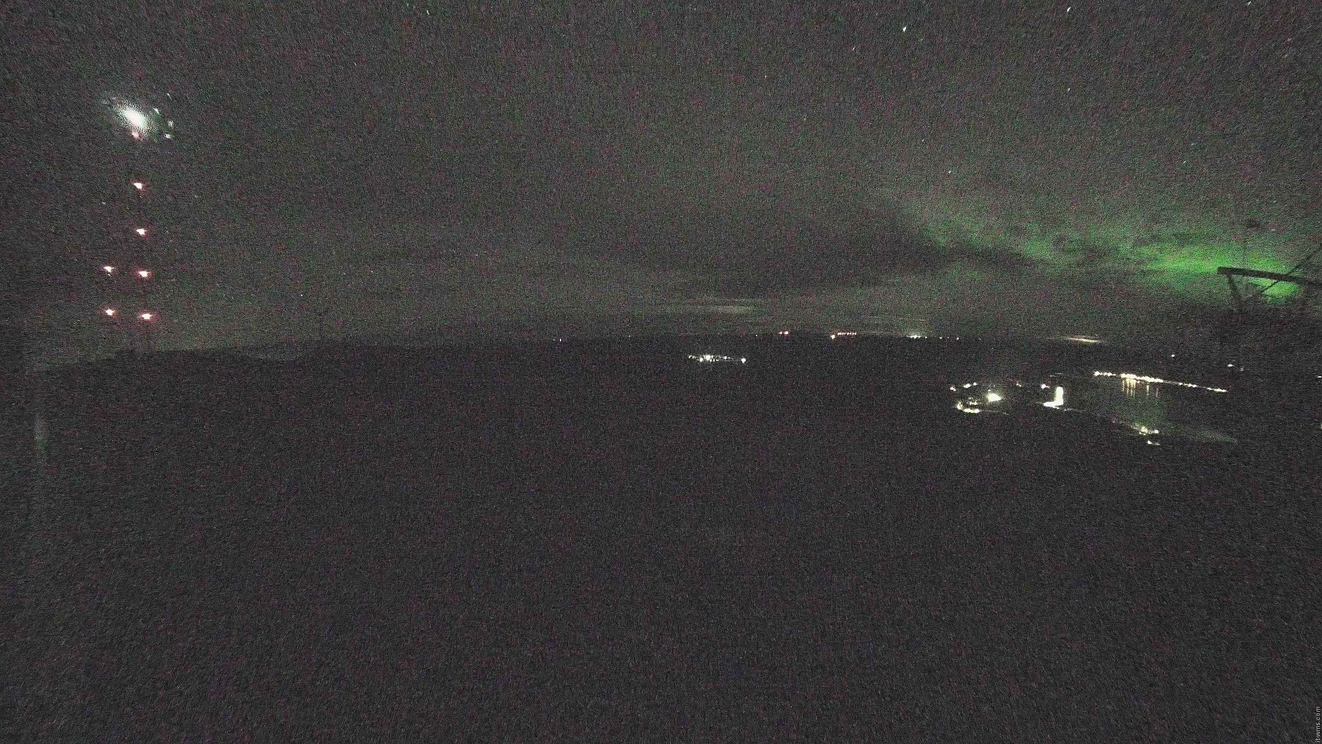 Pyhä PohjoisExpress Summit snow cam captured at 21 September 2026 at 11:55 pm GMT+3