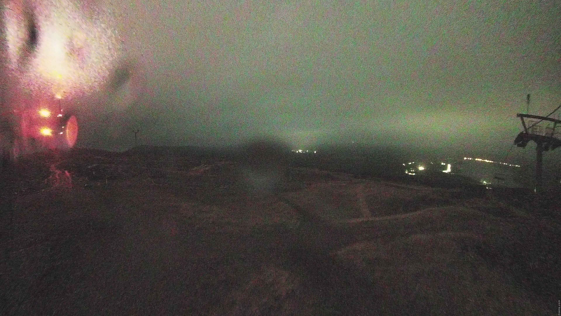 Pyhä PohjoisExpress Summit snow cam captured at 28 September 2026 at 11:55 pm GMT+3