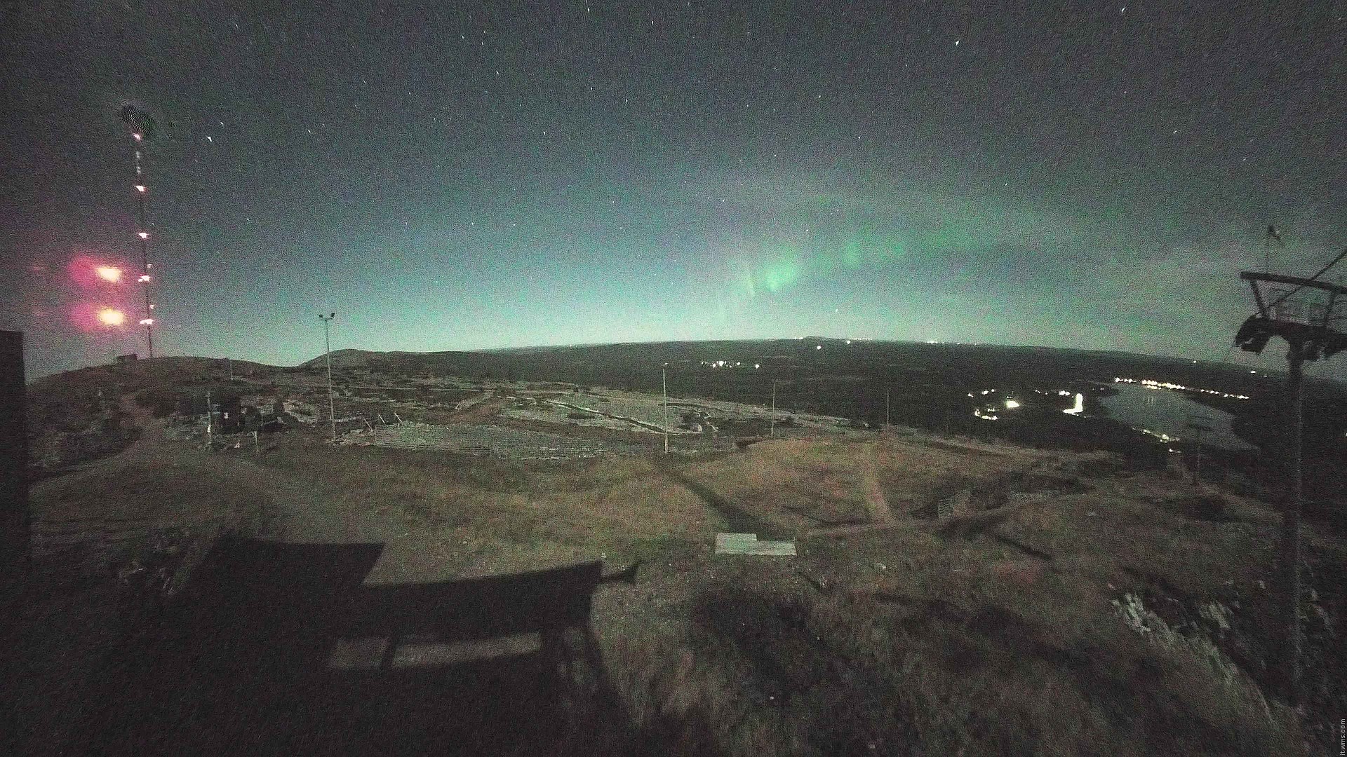 Pyhä PohjoisExpress Summit snow cam captured at 30 September 2026 at 11:45 pm GMT+3