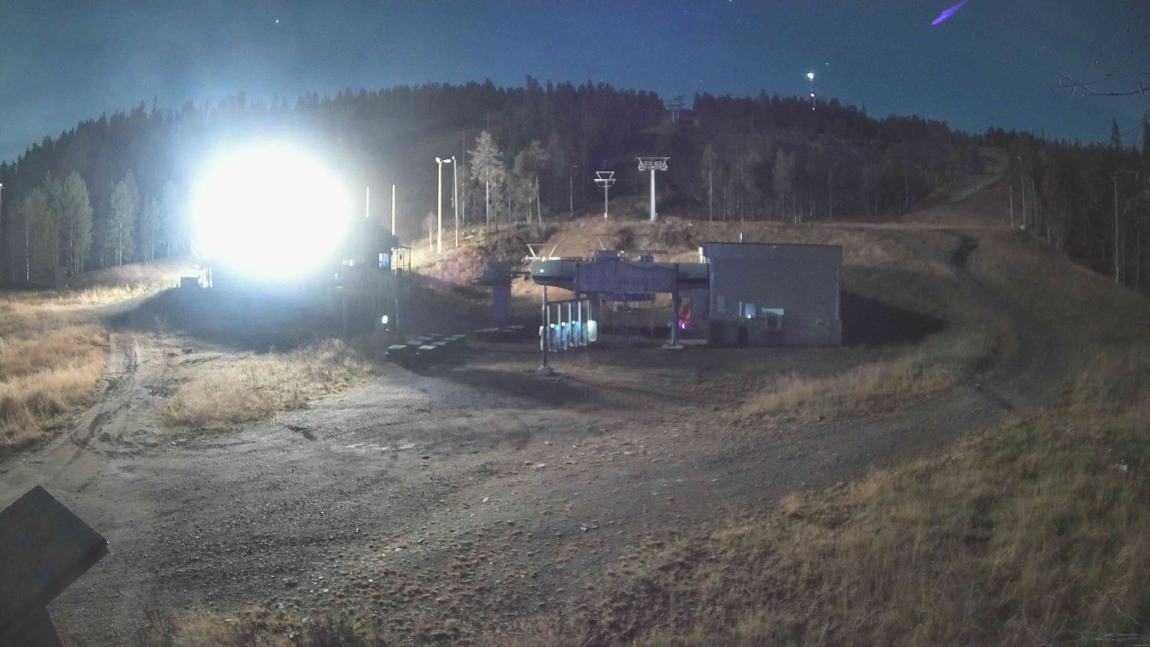 Pyhä PohjoisExpress Base snow cam captured at 30 September 2026 at 11:03 pm GMT+3