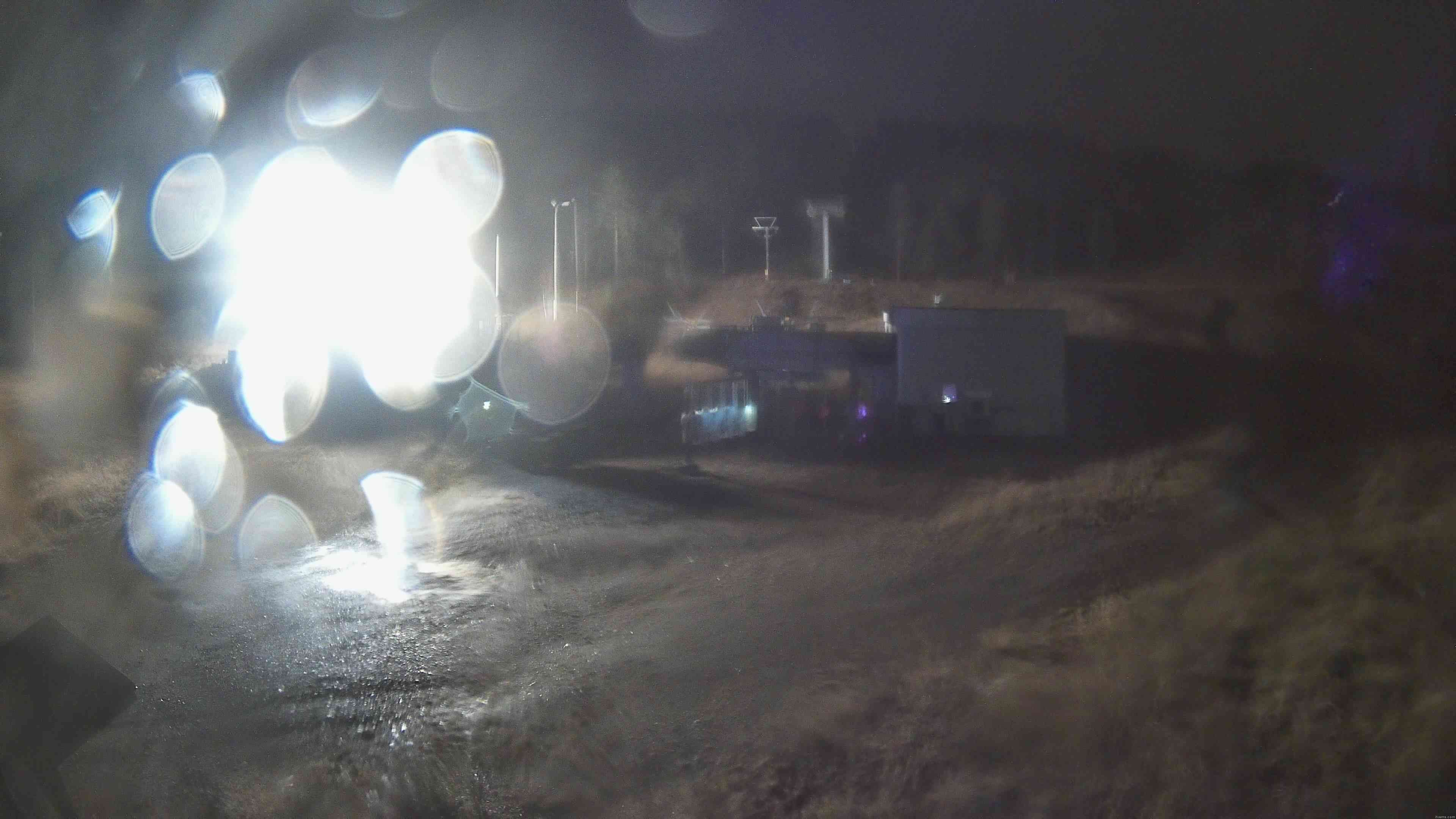 Pyhä PohjoisExpress Base snow cam captured at 3 October 2026 at 11:03 pm GMT+3