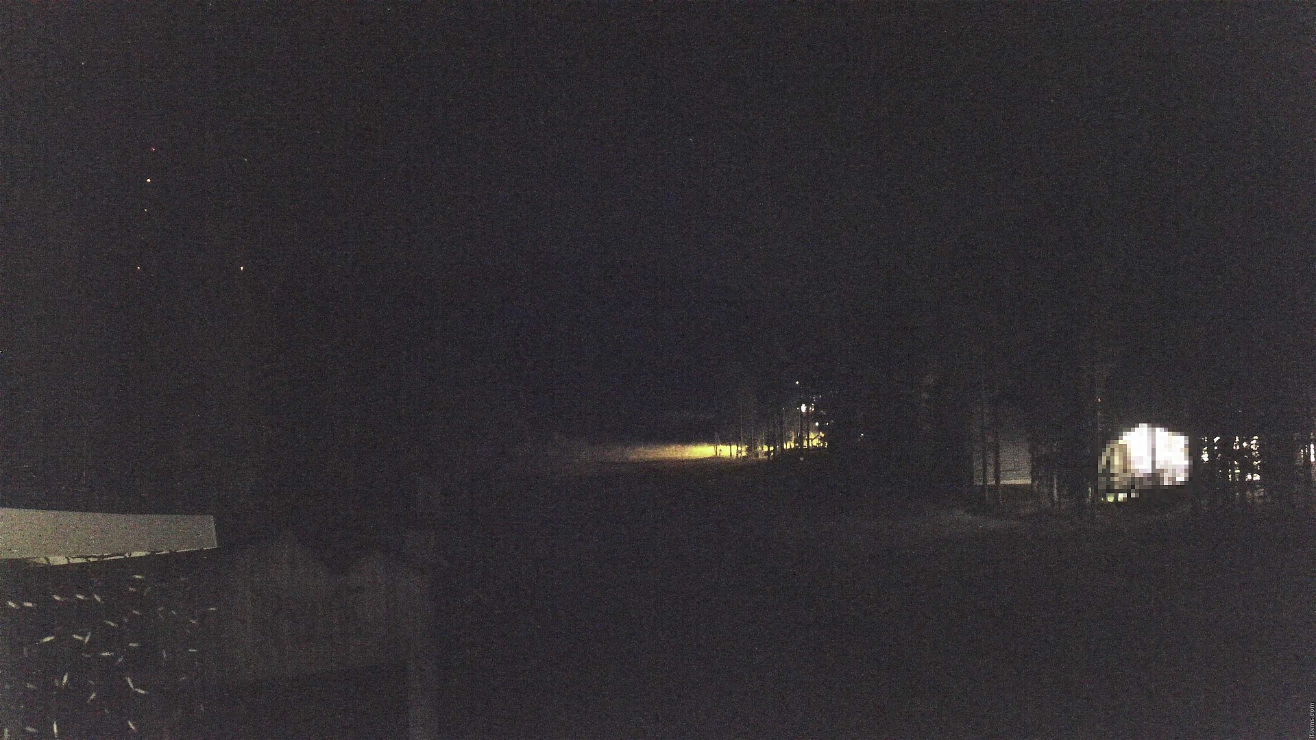 Pyhä Family Slopes Base snow cam captured at 18 September 2026 at 11:04 pm GMT+3