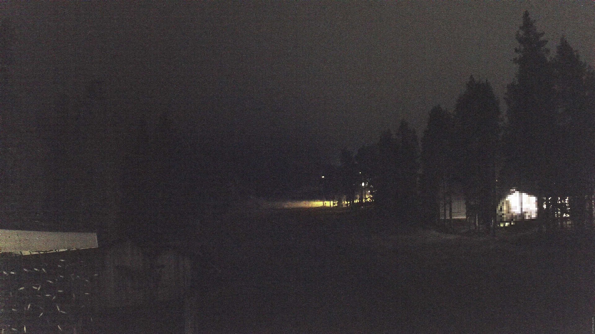 Pyhä Family Slopes Base snow cam captured at 19 September 2026 at 11:10 pm GMT+3