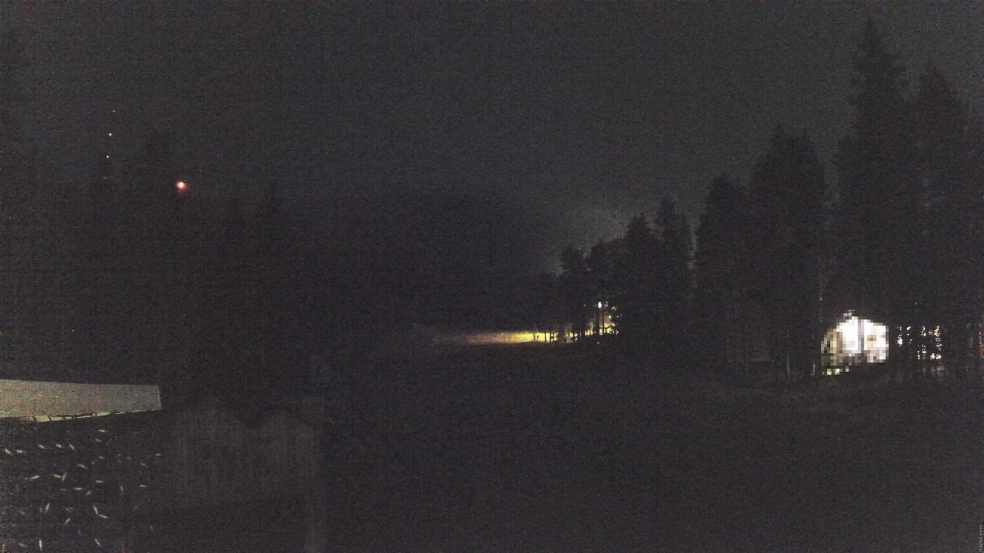Pyhä Family Slopes Base snow cam captured at 24 September 2026 at 11:04 pm GMT+3