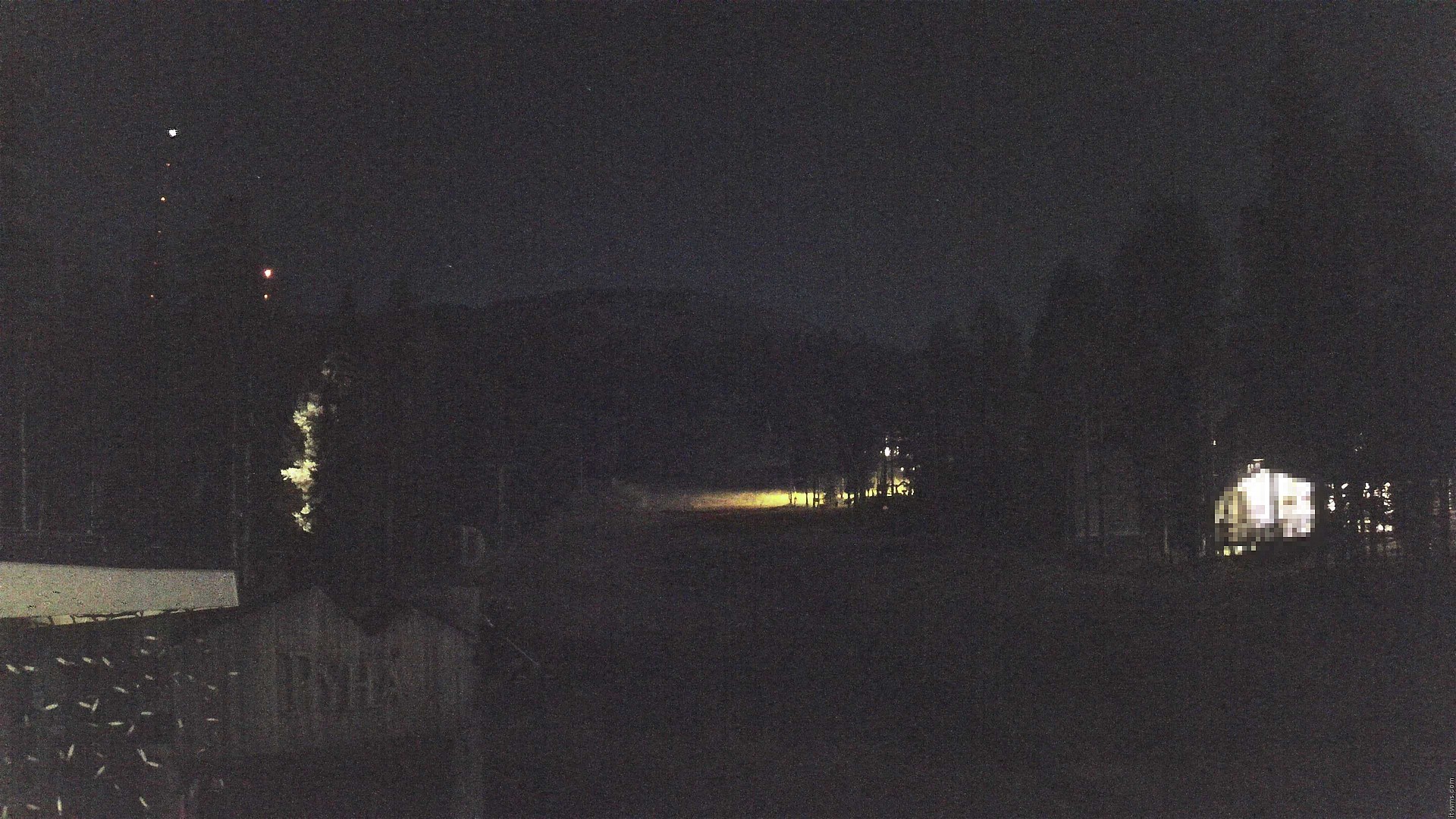Pyhä Family Slopes Base snow cam captured at 30 September 2026 at 11:03 pm GMT+3