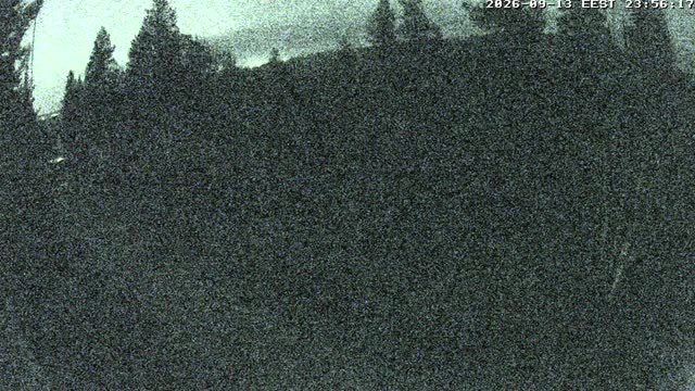 Saariselkä Saariselkä Ski Track Live snow cam captured at 13 September 2026 at 11:56 pm GMT+3