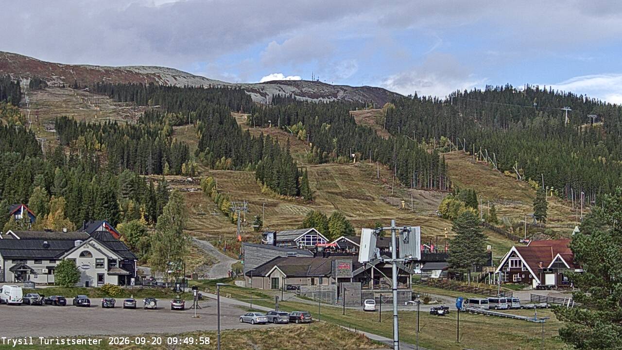 Trysil Trysil Tourist Centre snow cam captured at 20 September 2026 at 10:27 am GMT+2